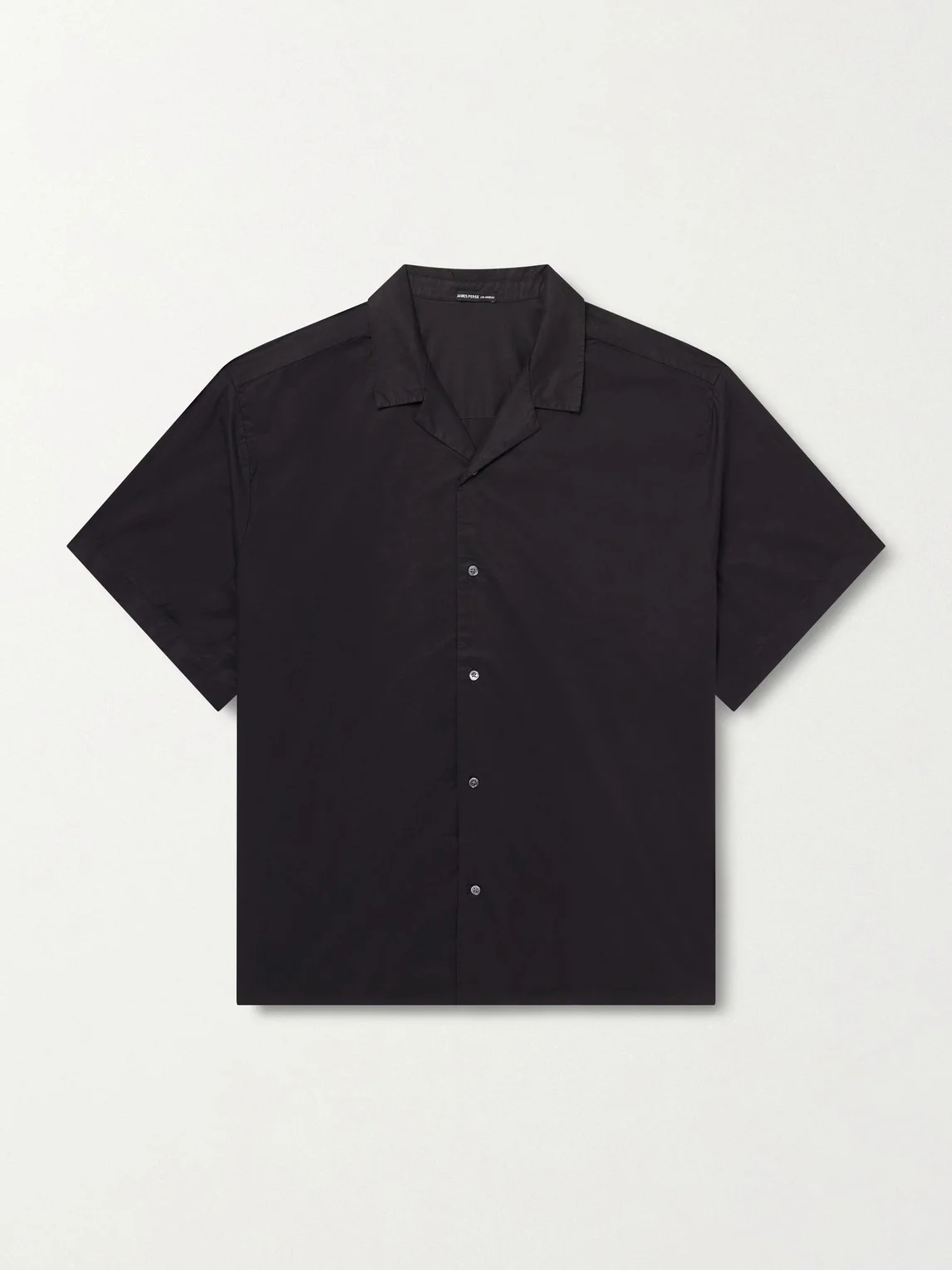 Convertible-Collar Cotton-Blend Poplin Shirt - 1