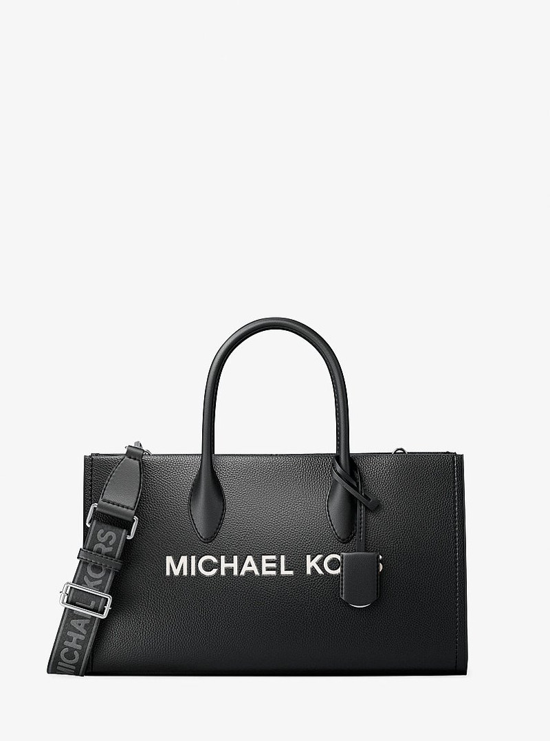 Mirella Medium Pebbled Leather Satchel 1