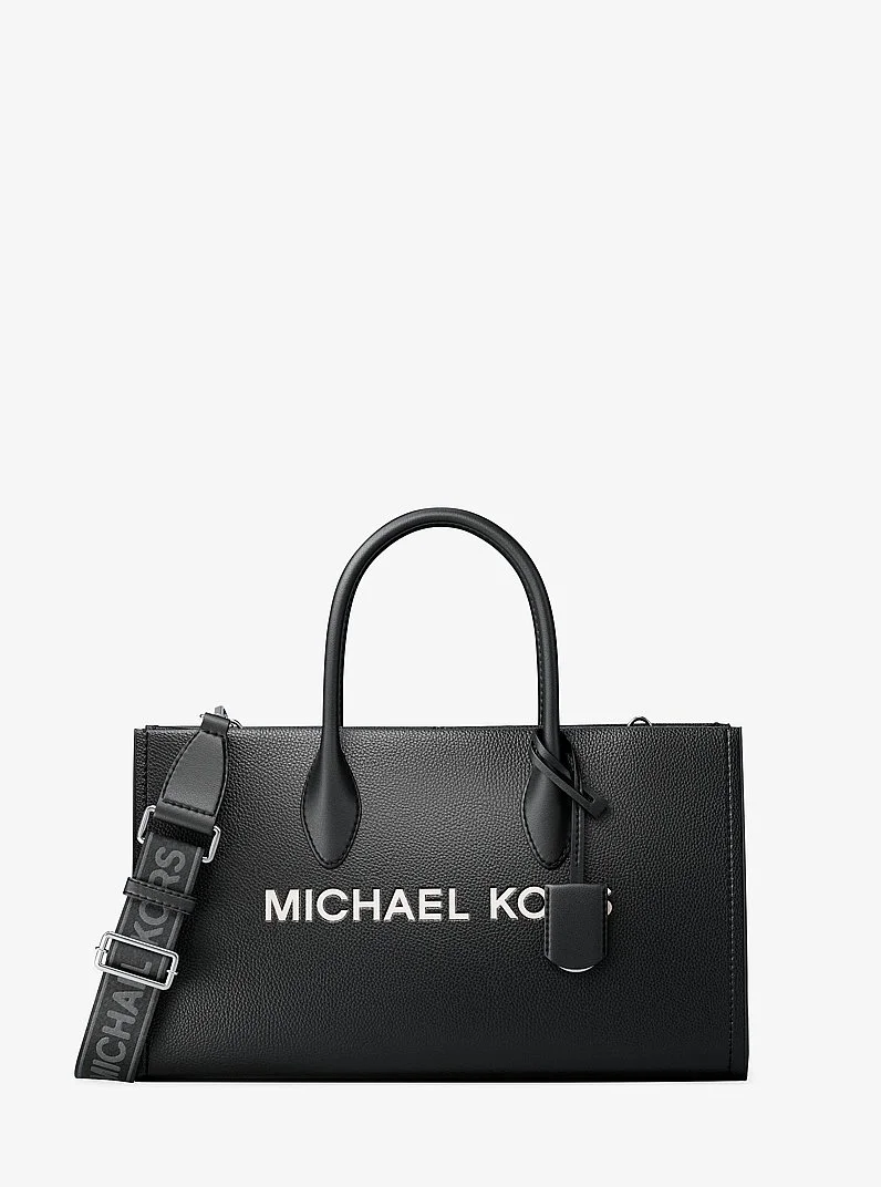 Mirella Medium Pebbled Leather Satchel - 1