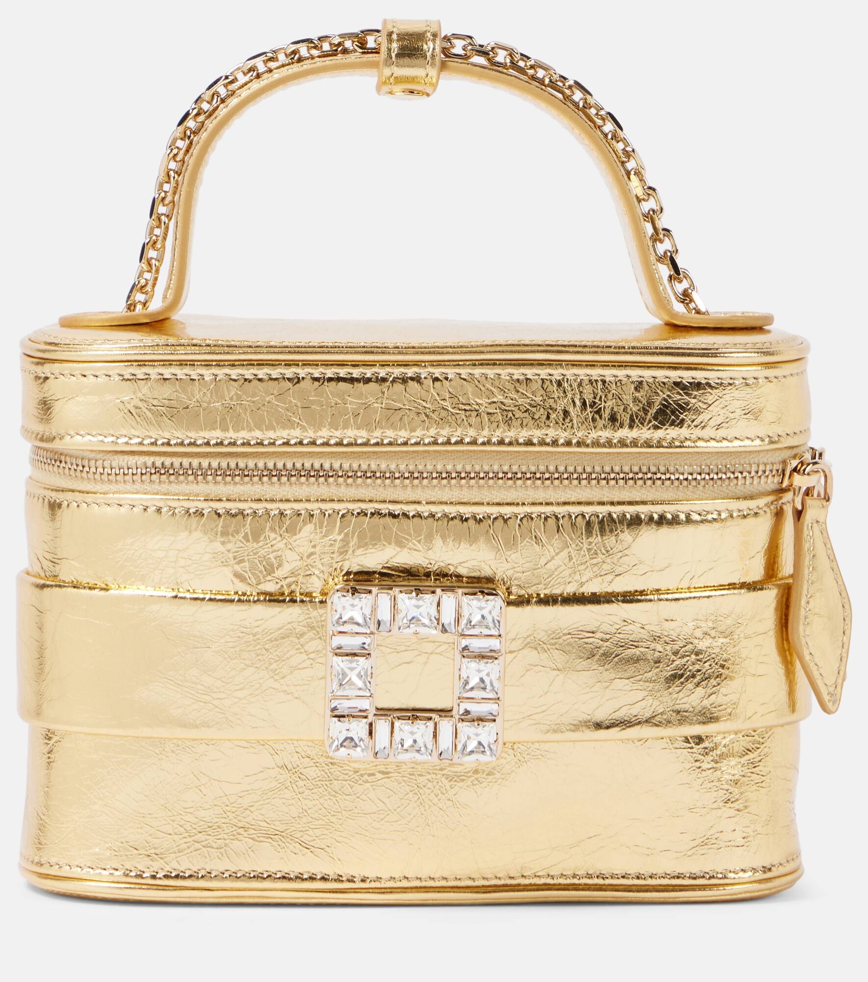 Vanity Très Vivier Micro leather vanity bag - 1