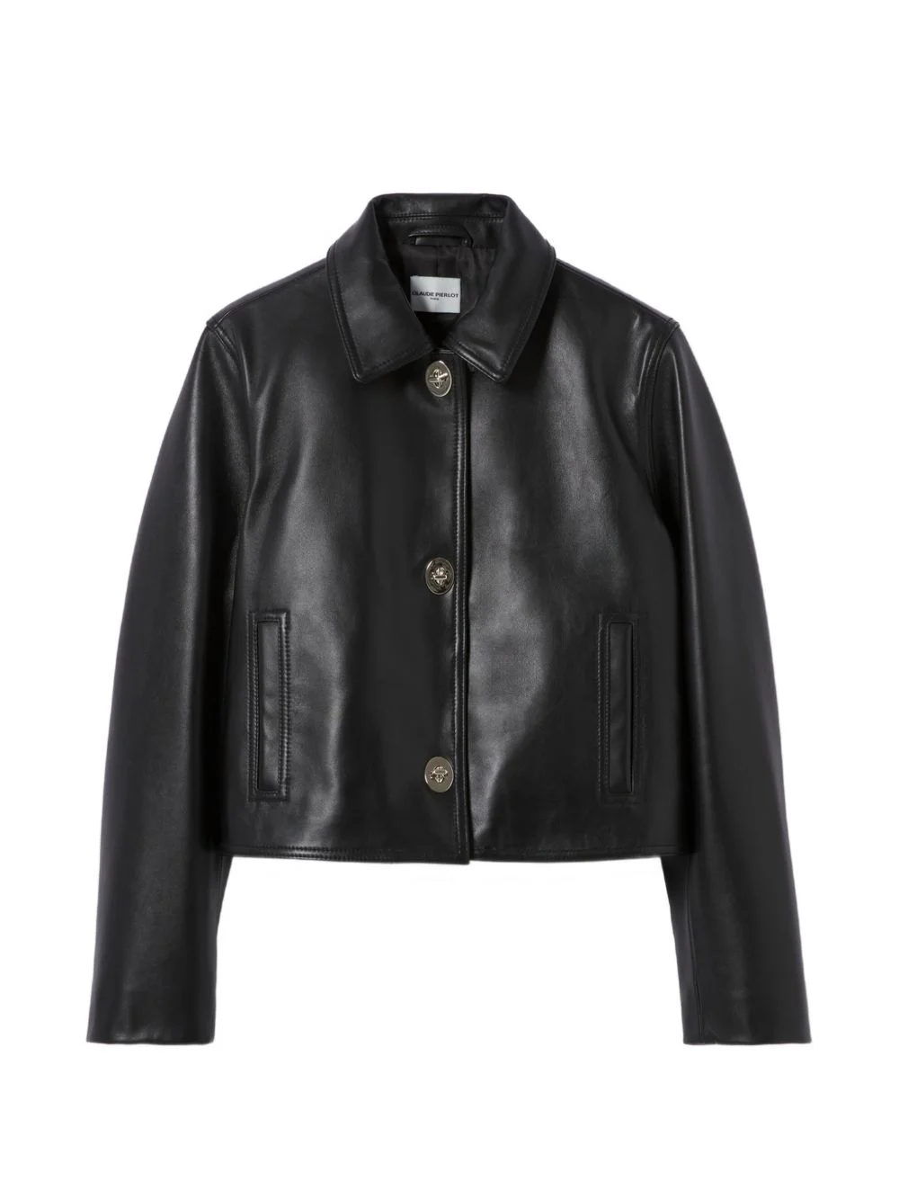 buttoned cropped jacket - 1