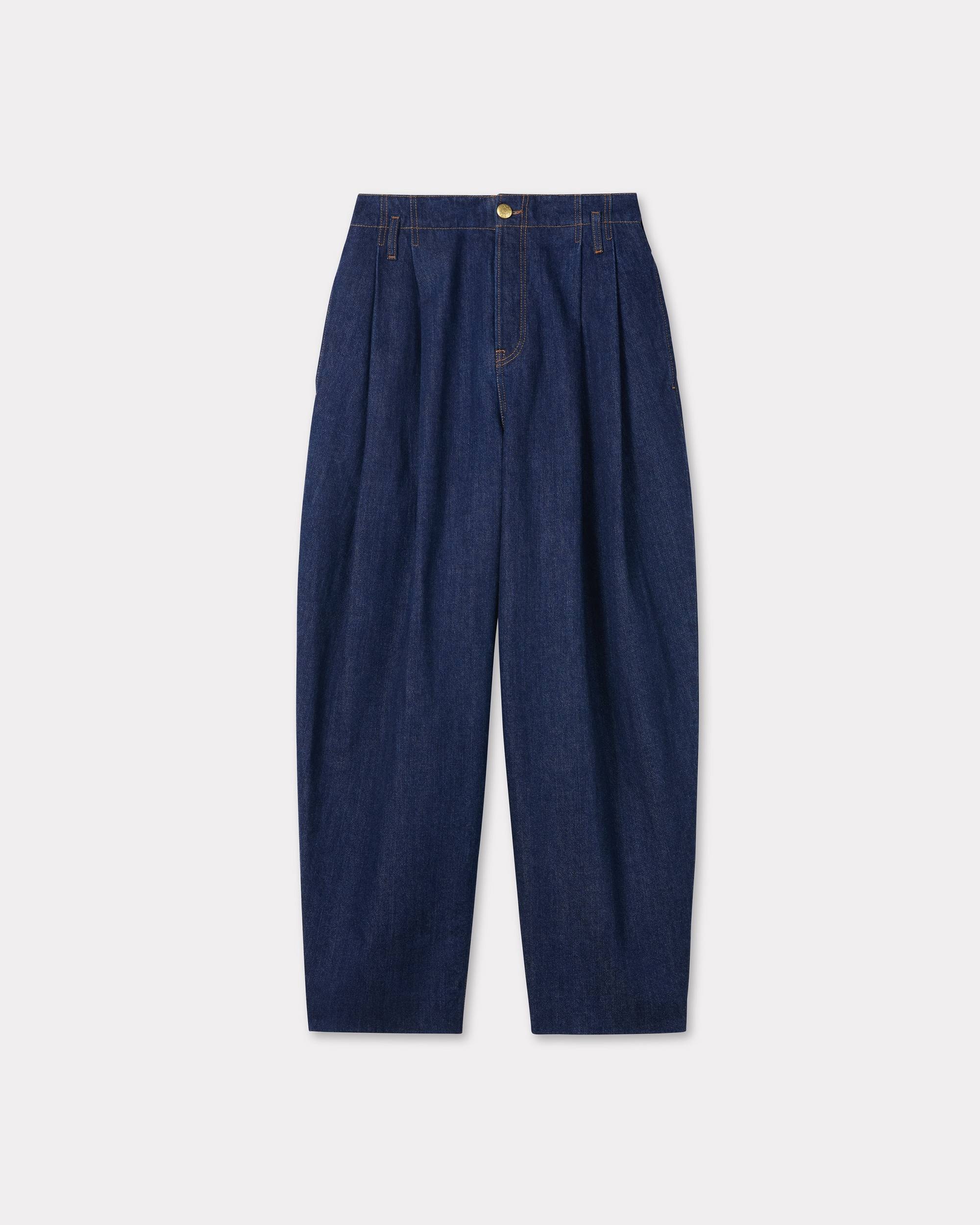 School boy wide jeans in japanese denim - 1