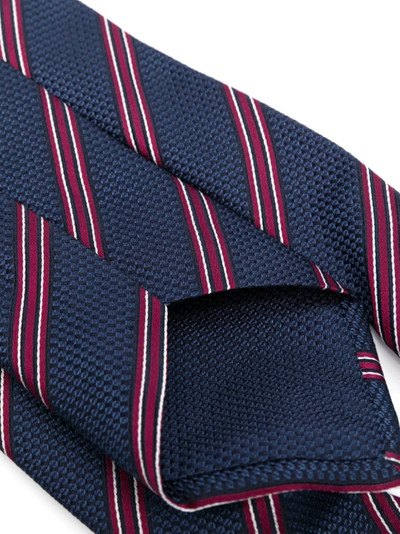 Etro stripe-pattern silk tie outlook