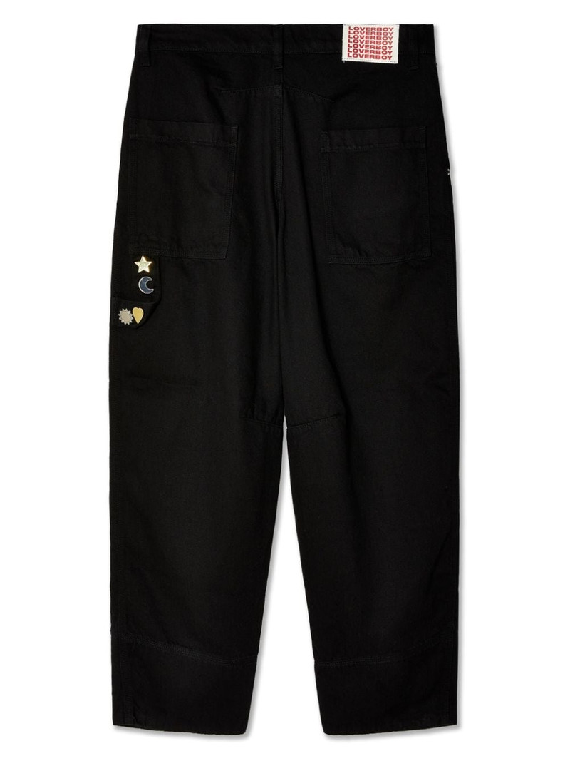 CHARLES JEFFREY LOVERBOY straight-leg cotton jeans outlook