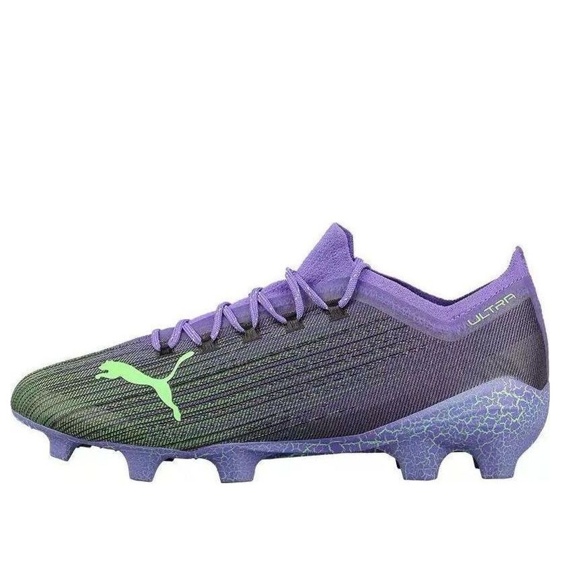 PUMA 울트라 1.1 Fear FG / AG 야외 부팅 축구 'Purple Green'106286-01 - 1