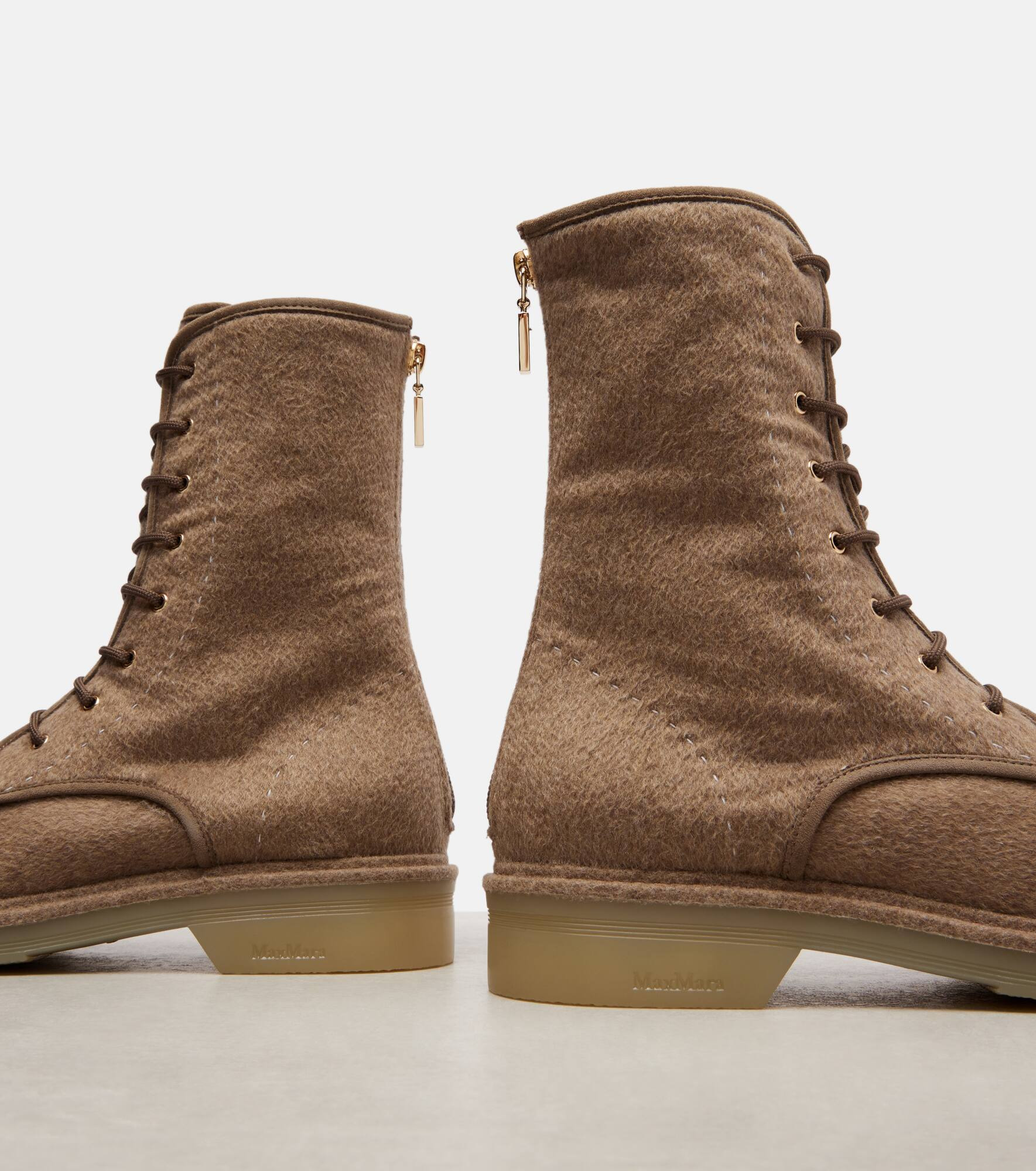 Baker cashmere combat boots - 5