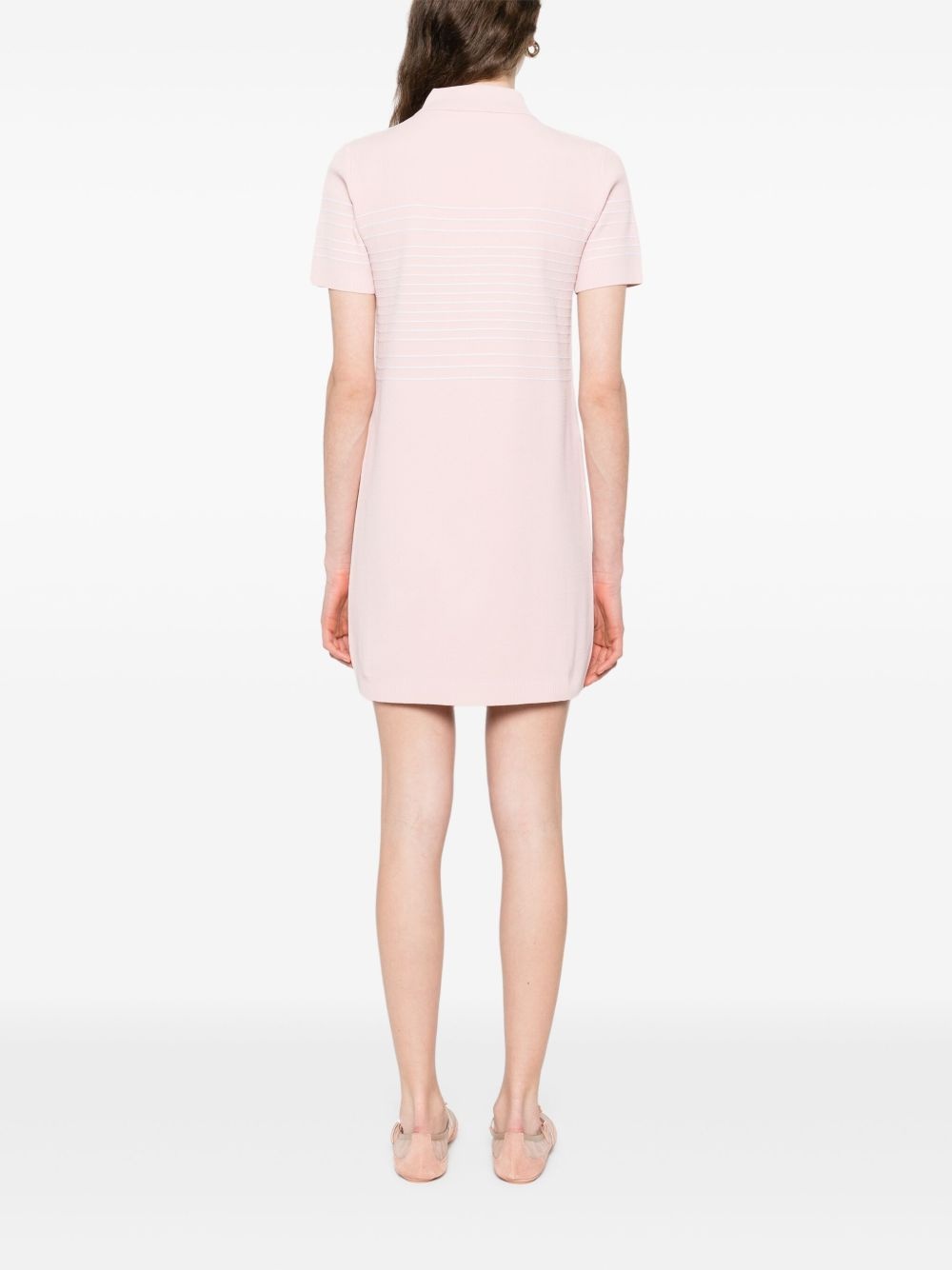 striped-detailing mini dress - 4