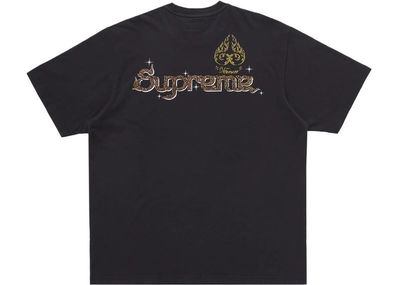 Supreme Supreme Peacock S/S Top Black outlook