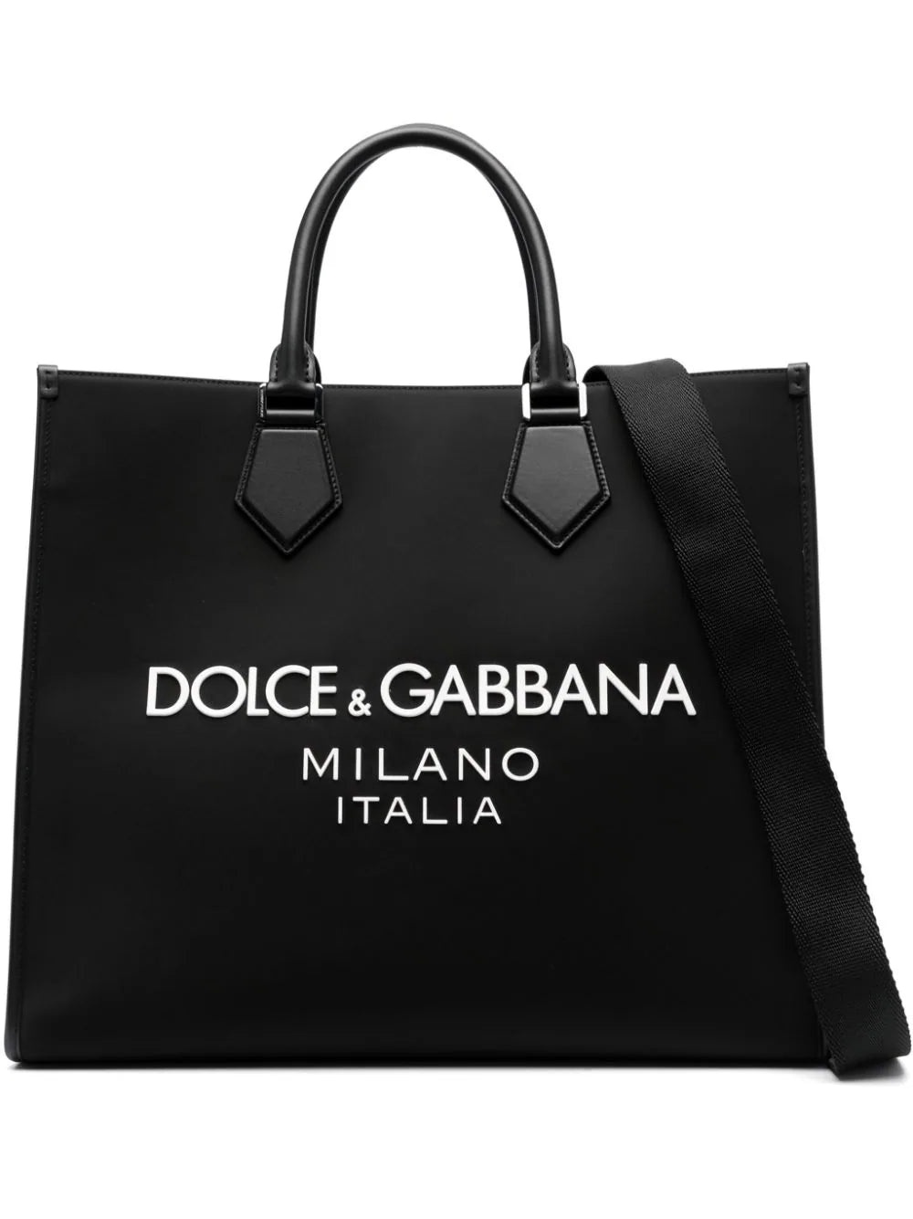 LARGE LOGO-EMBOSSED TOTE BAG - 1
