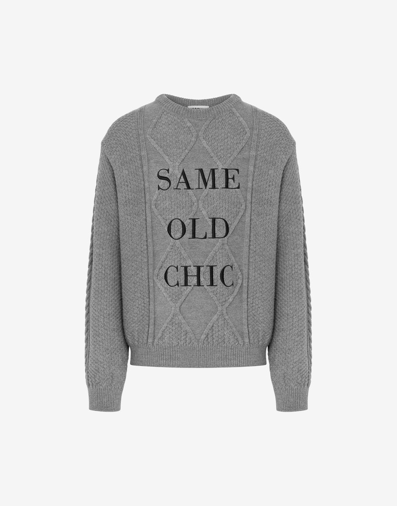 WOOL PULLOVER SAME OLD CHIC 1
