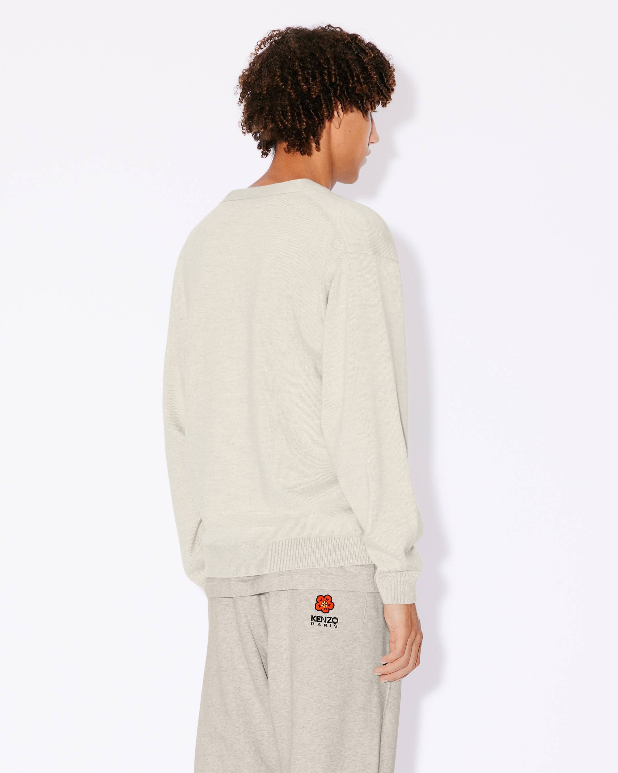 'Boke Flower Crest' embroidered cardigan - 4