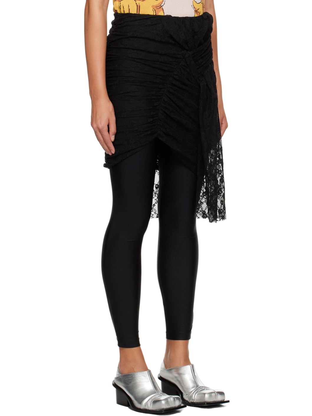Black Layered Skirt - 2