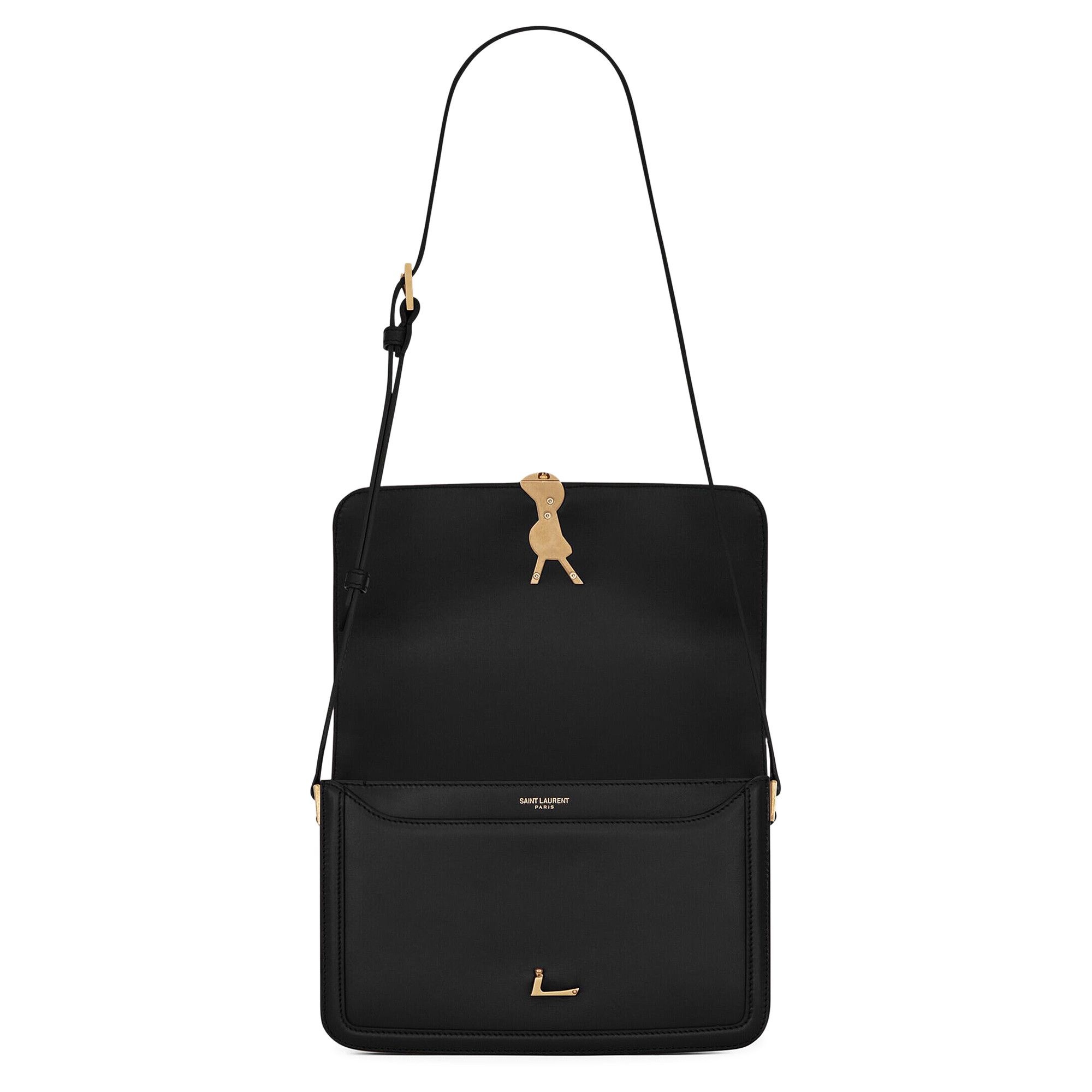Saint Laurent Solferino Medium Satchel 'Black' - 3