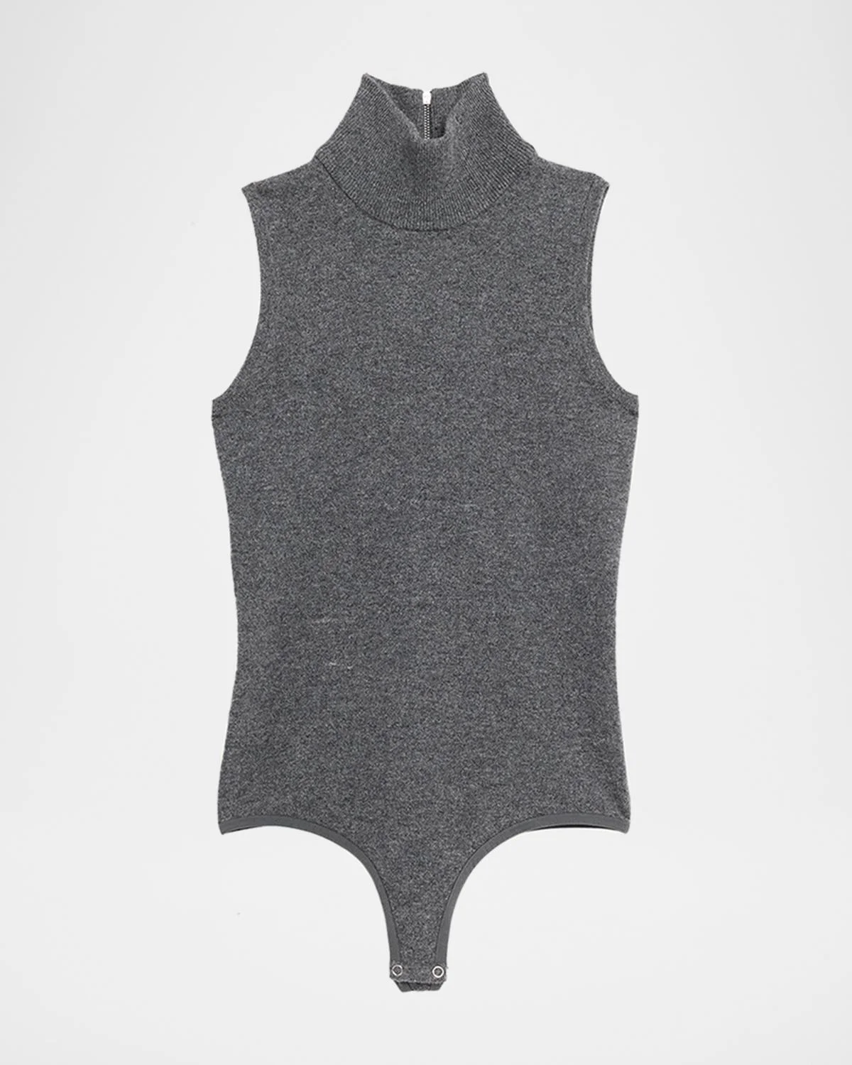 Turtleneck Cashmere-Blend Knit Bodysuit - 1