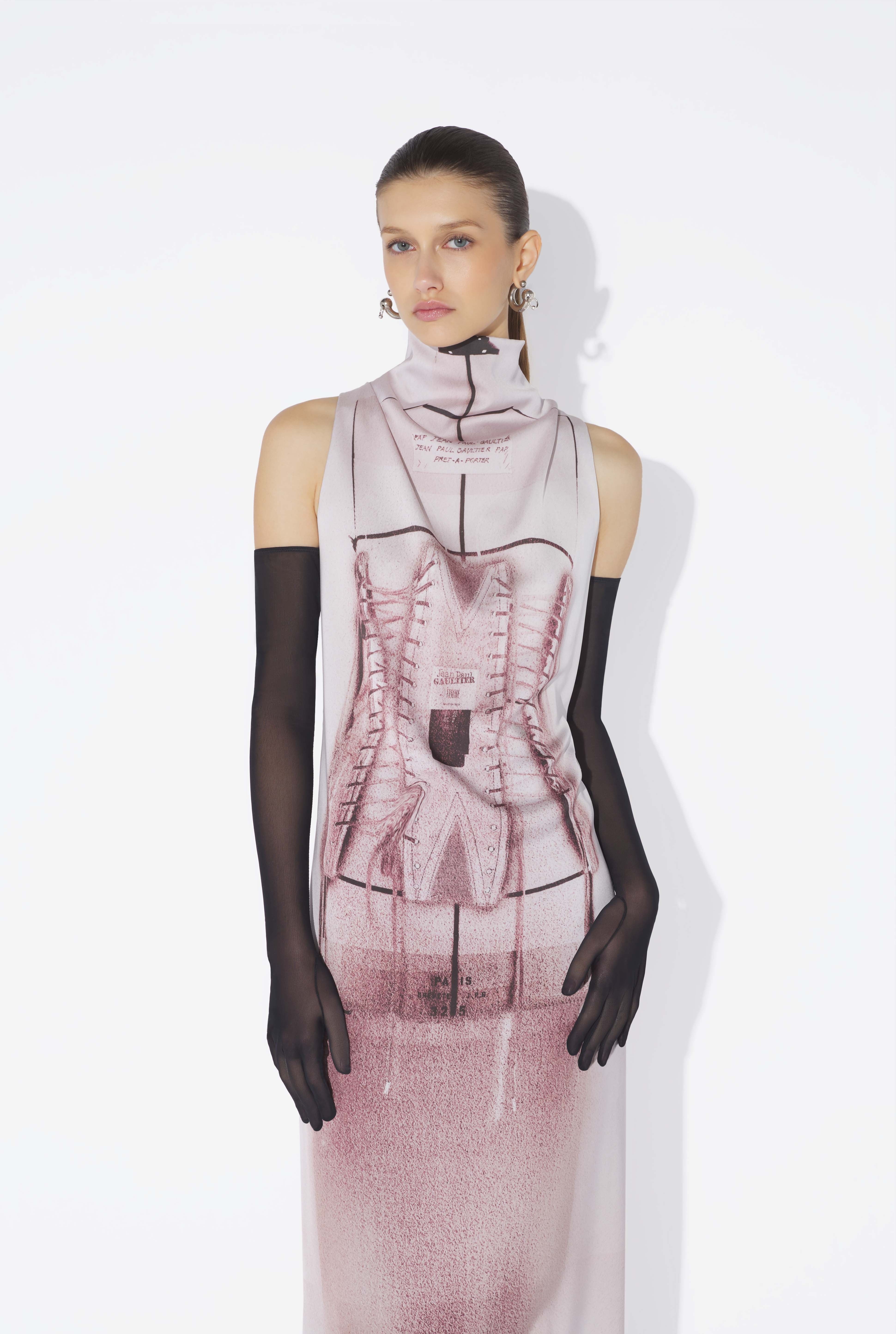 THE DRAPED TROMPE-L’ŒIL CORSET DRESS - 3