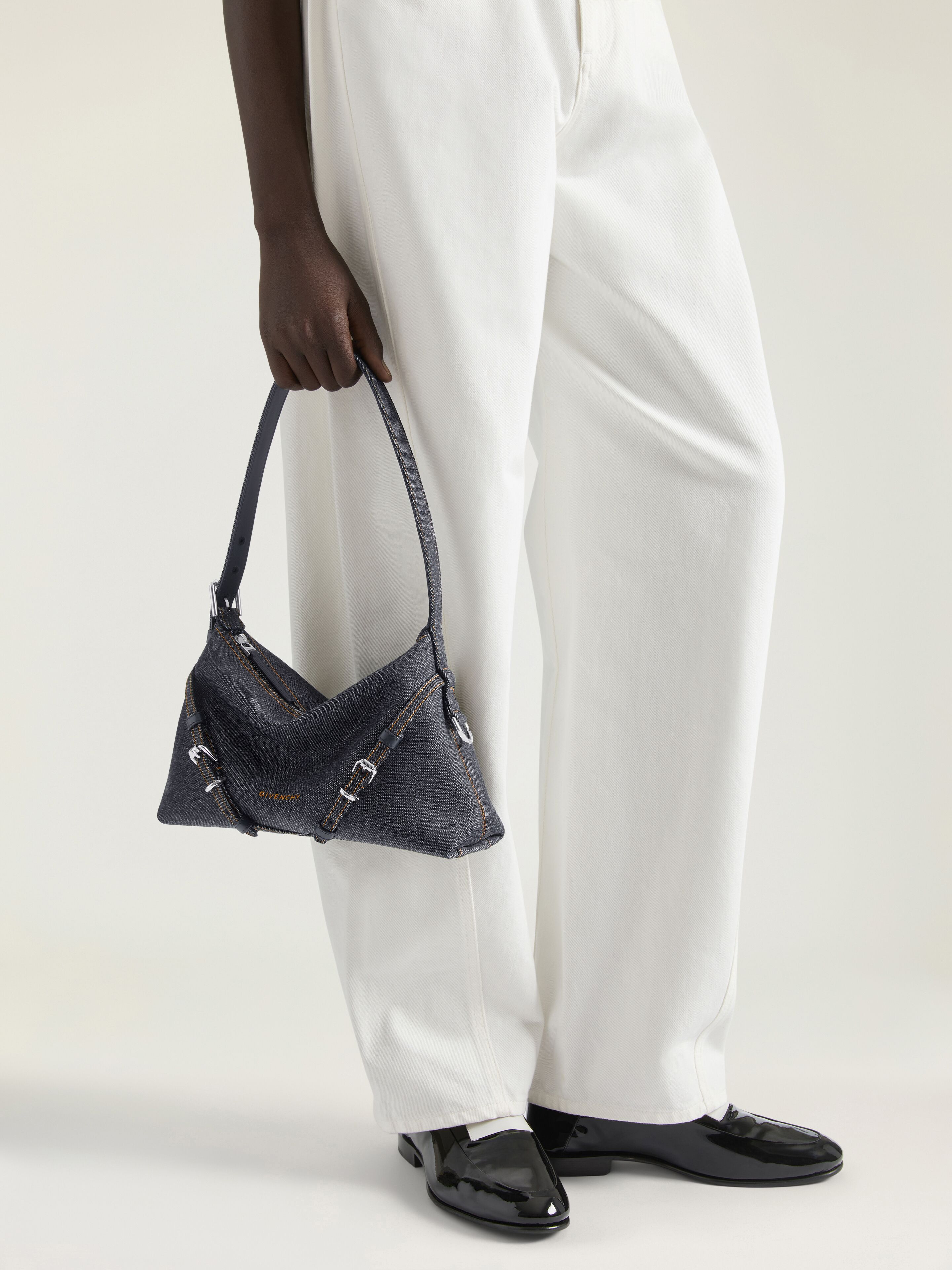 MINI VOYOU BAG IN DENIM - 3