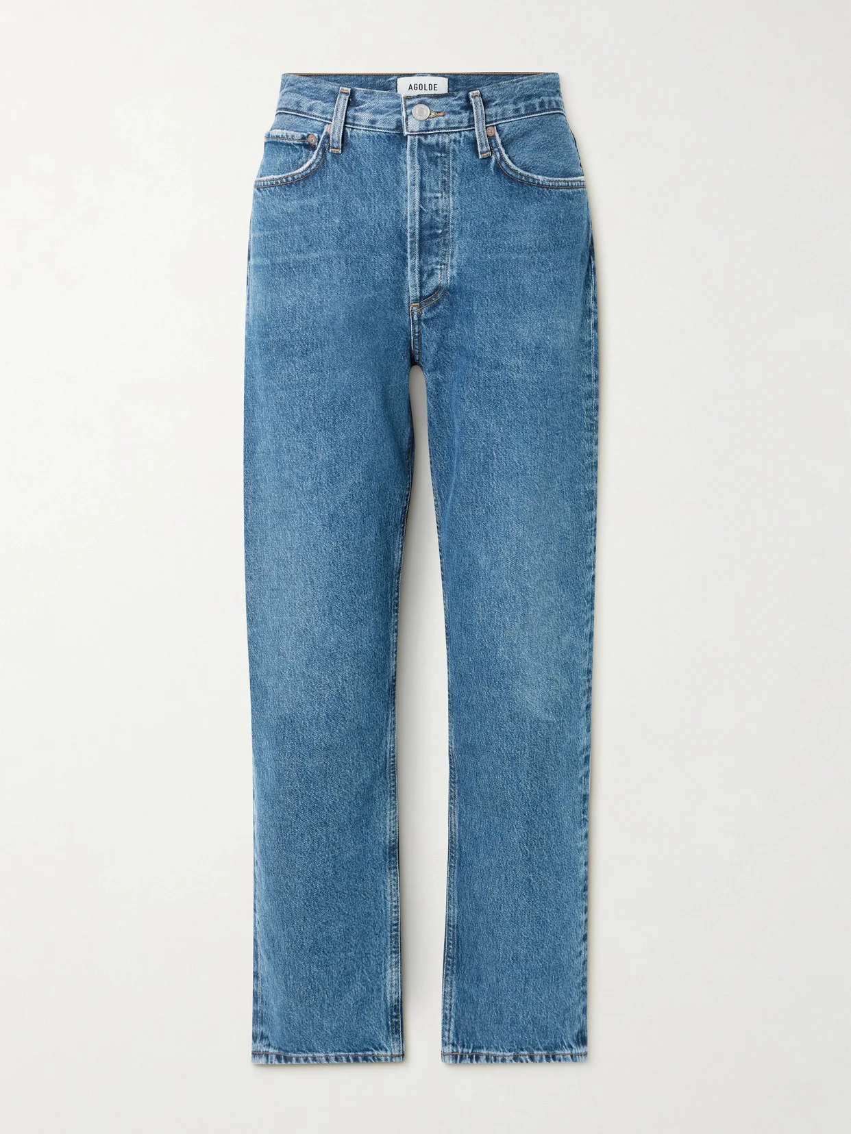90s Mid-rise Straight-leg Jeans - 1