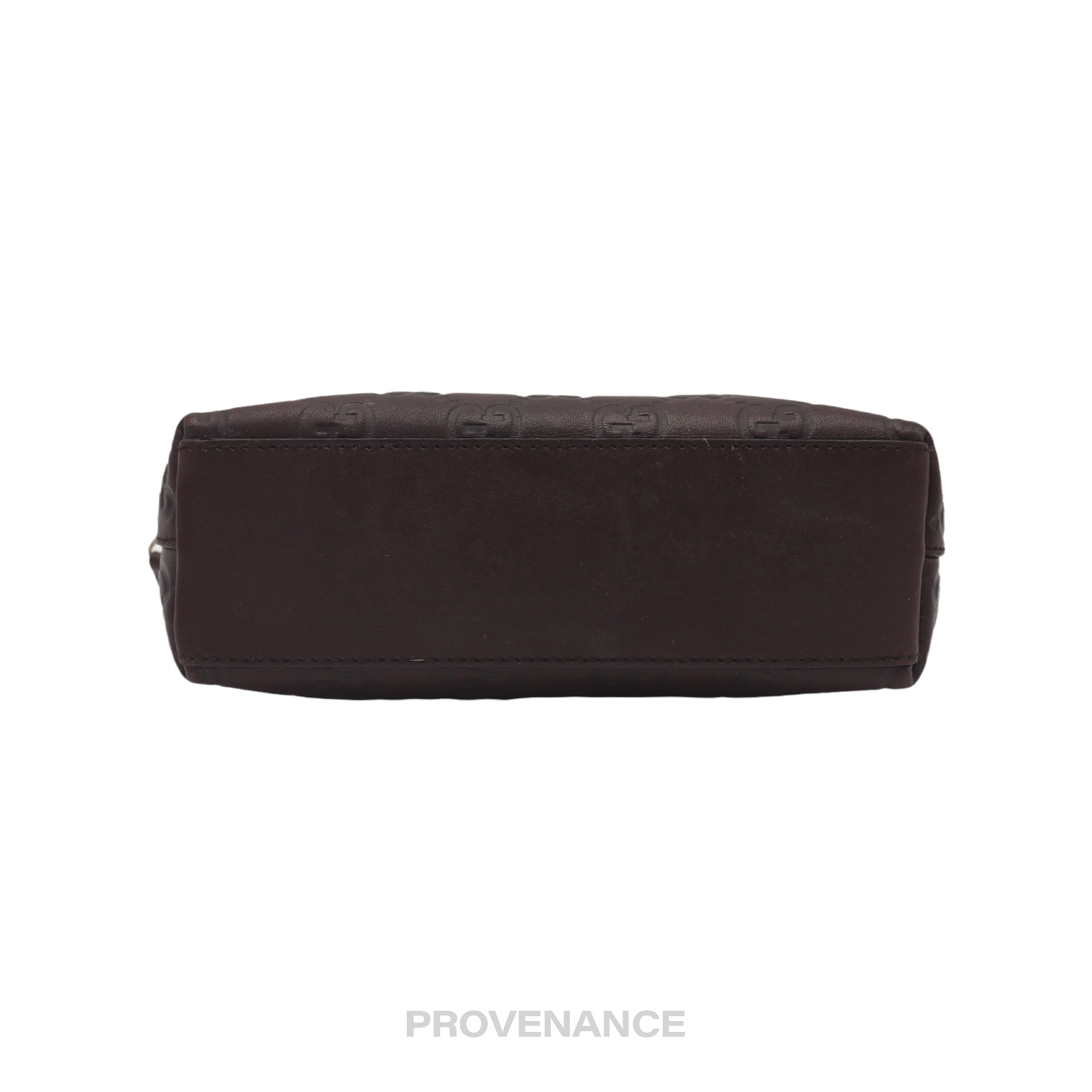 PROVENANCE - Gucci GG Zip Pouch - Chocolate Guccissima Leather - 7