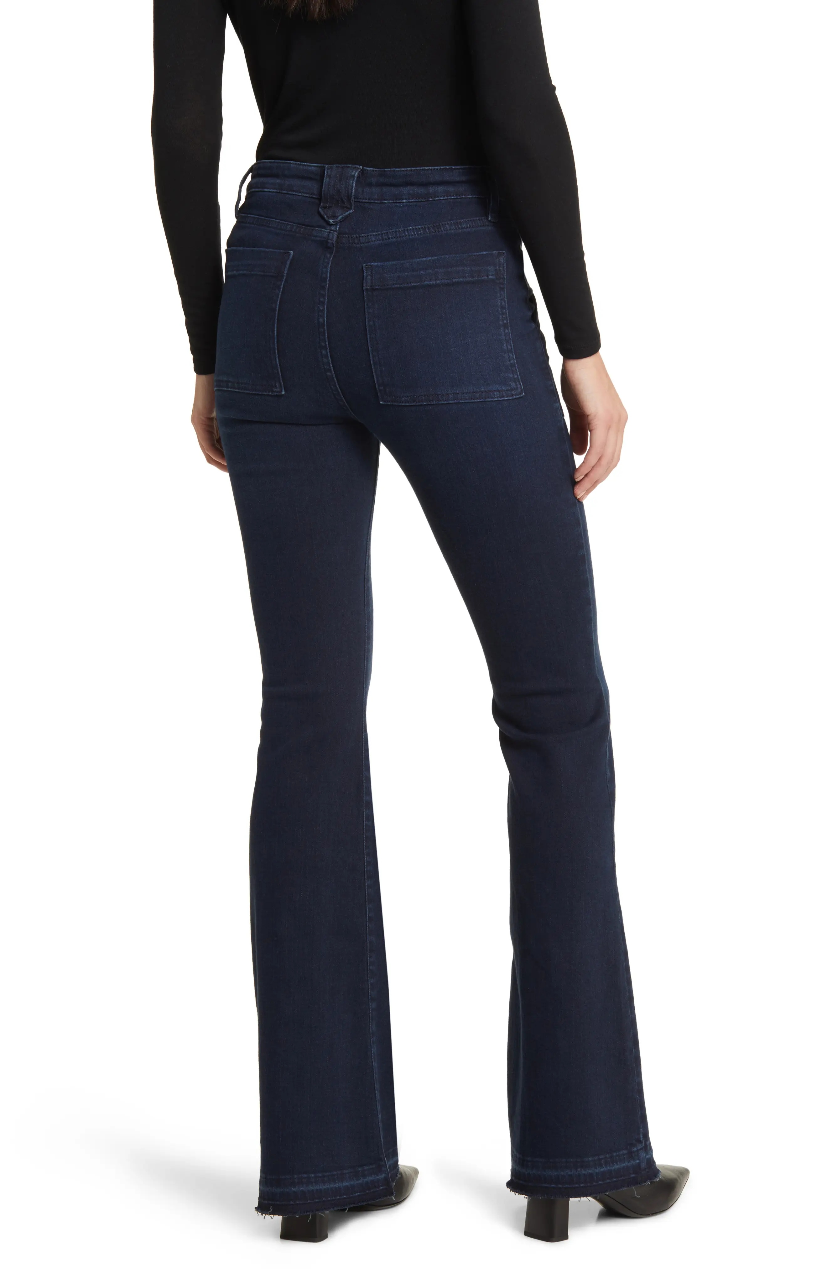 Trapunto St. Le High Flare Jeans - 2