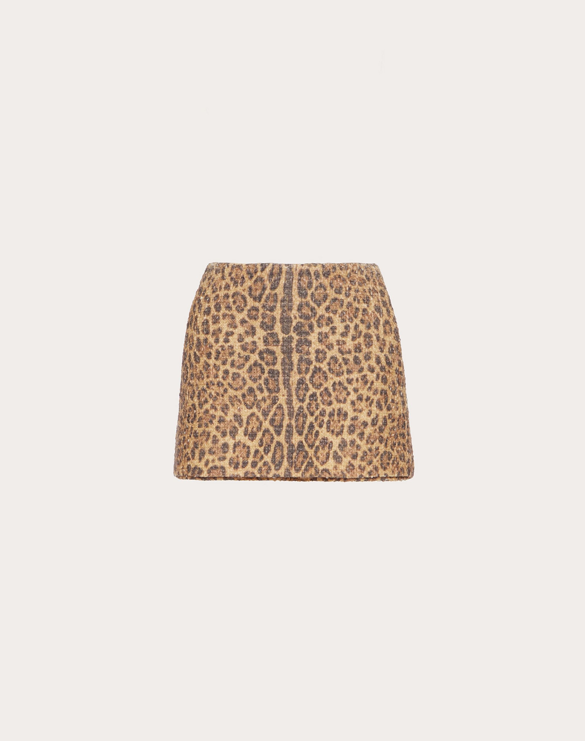PRINTED TWEED SKORT - 1