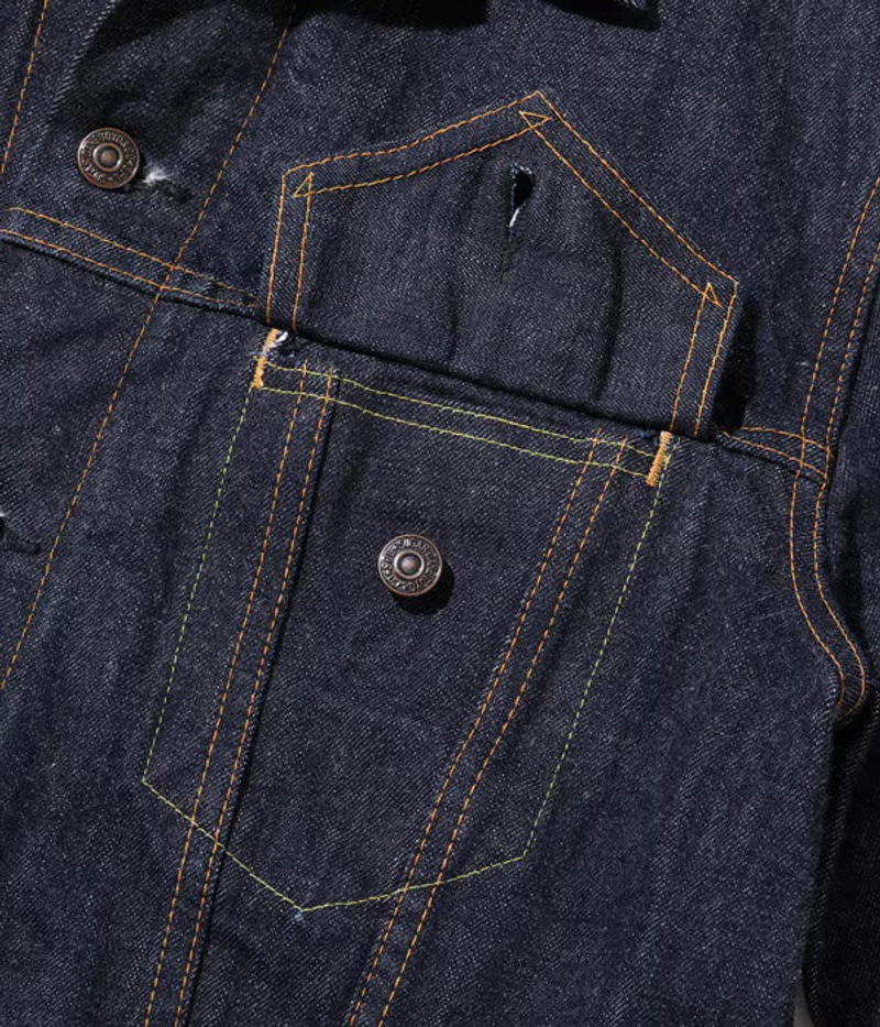 SUGAR CANE SC12962 14.25oz Denim Jacket 1962 Model outlook