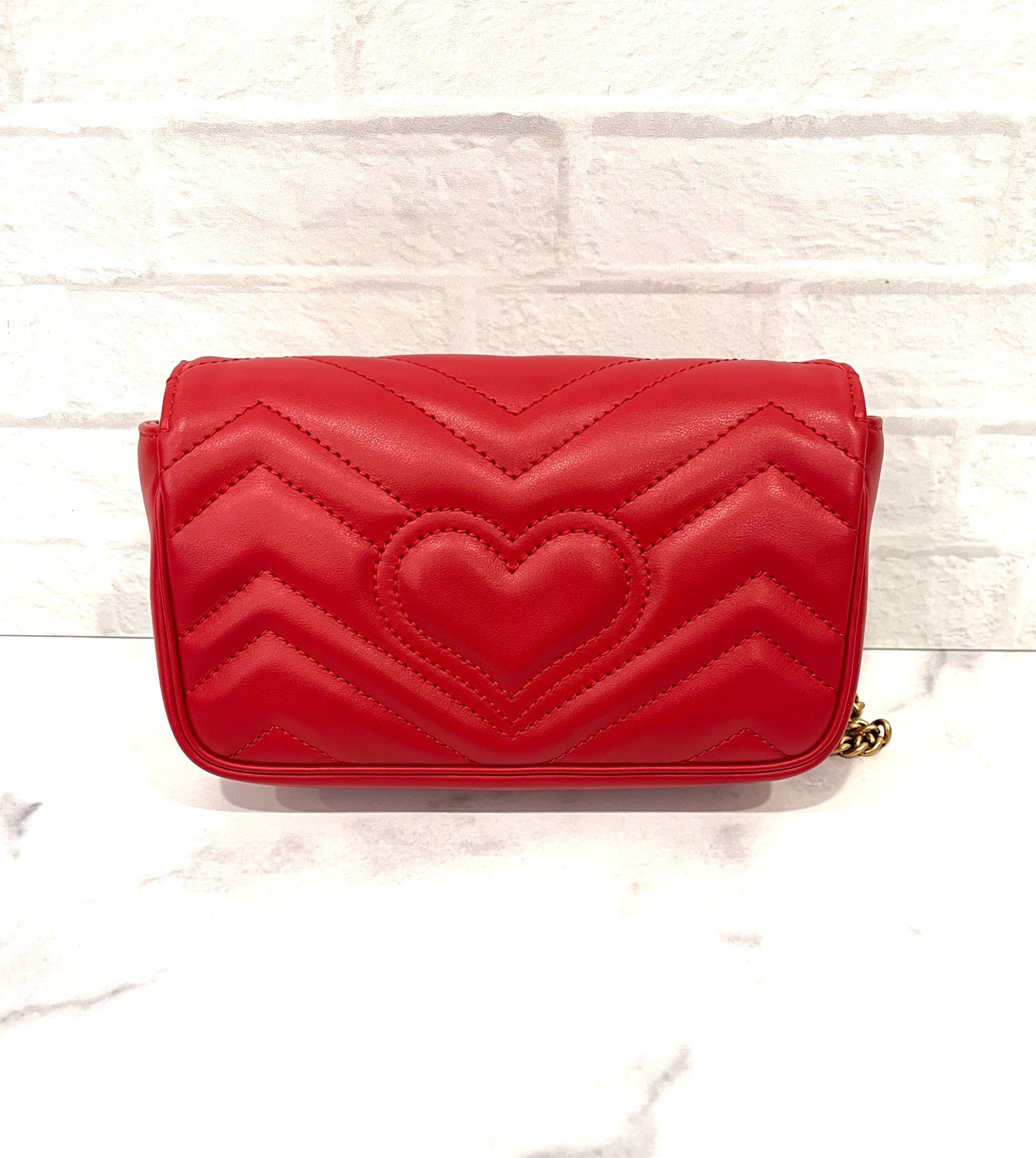 Gucci Marmont Double G Leather Crossbody Bag - 5