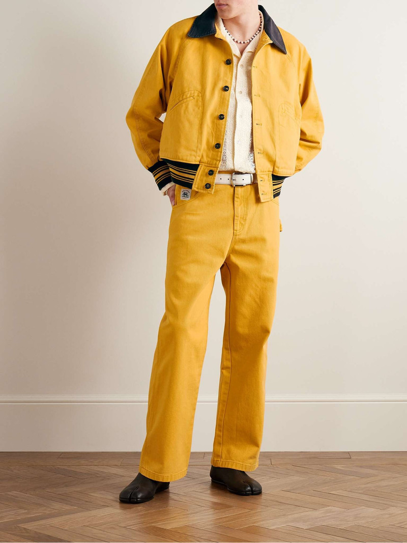 BODE Knolly Brook Straight-Leg Cotton-Twill Trousers outlook