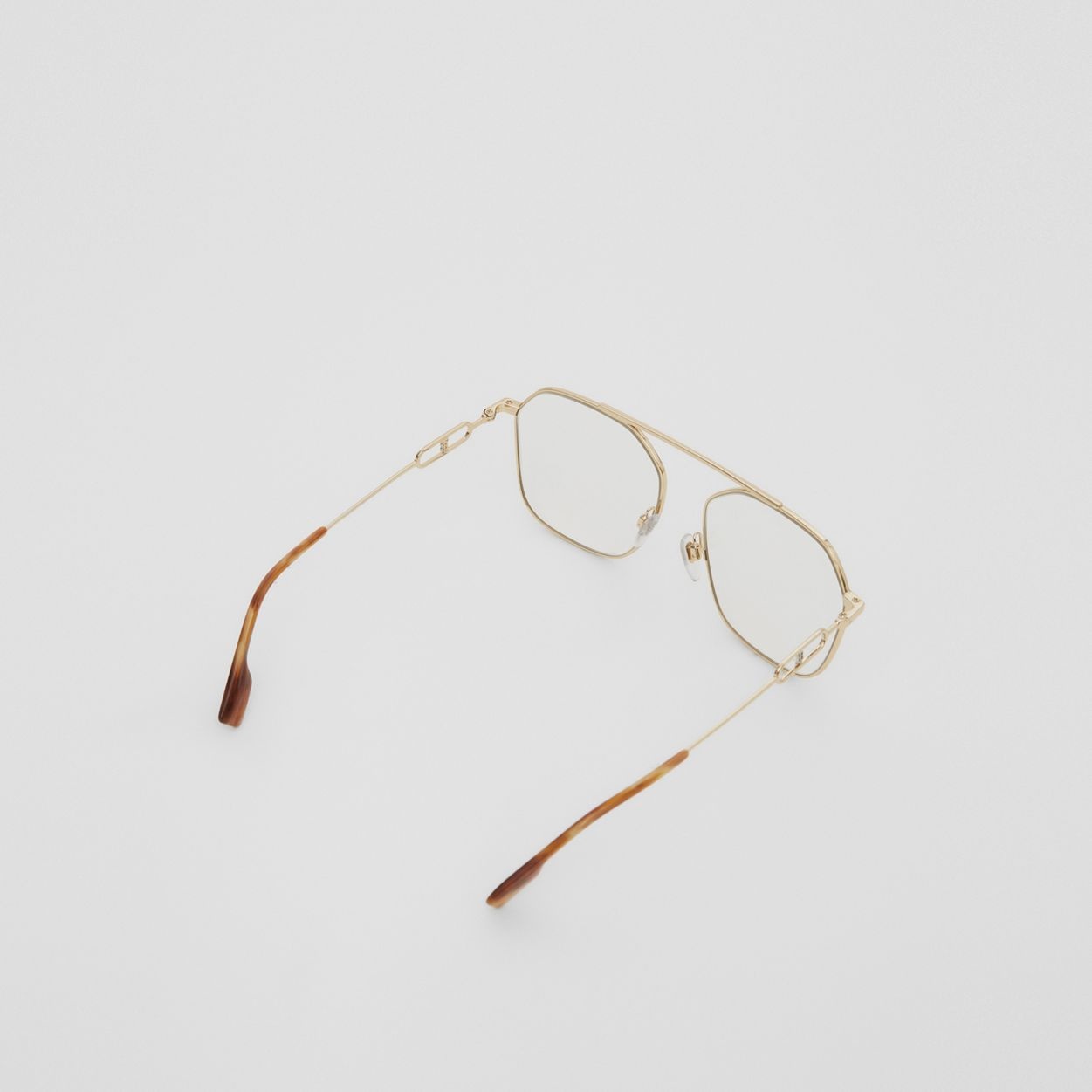 Chain-link Detail Geometric Blue Light Glasses – Online Exclusive - 5