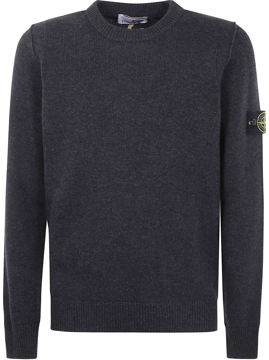 Stone Island Lambswool Crew Neck Clothing - 1