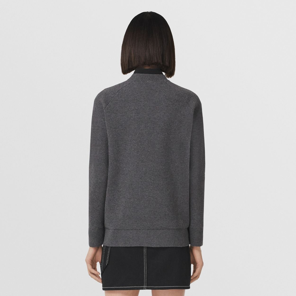 Argyle Intarsia Cashmere Blend Sweater - 4
