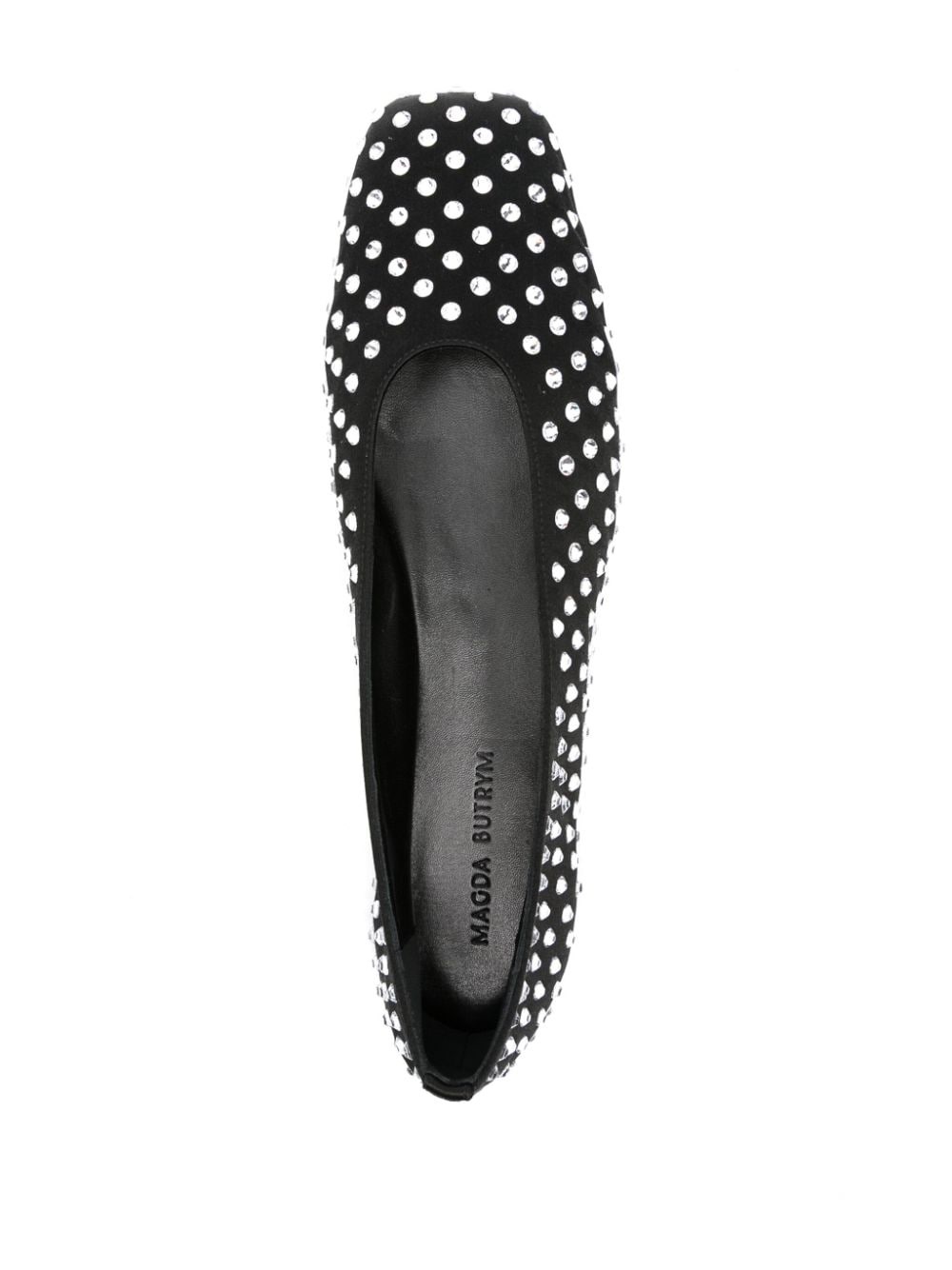 crystal-embellished ballerina Shoes - 4