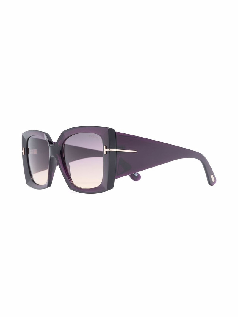 TOM FORD tinted oversize-frame sunglasses outlook