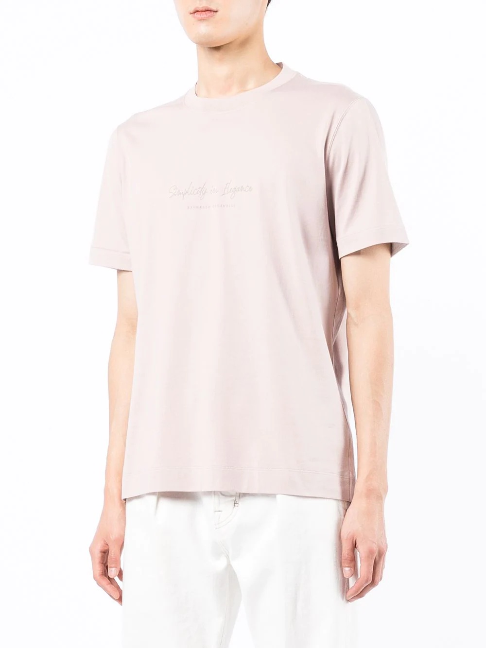 Simplicity In Elegance cotton T-shirt - 3