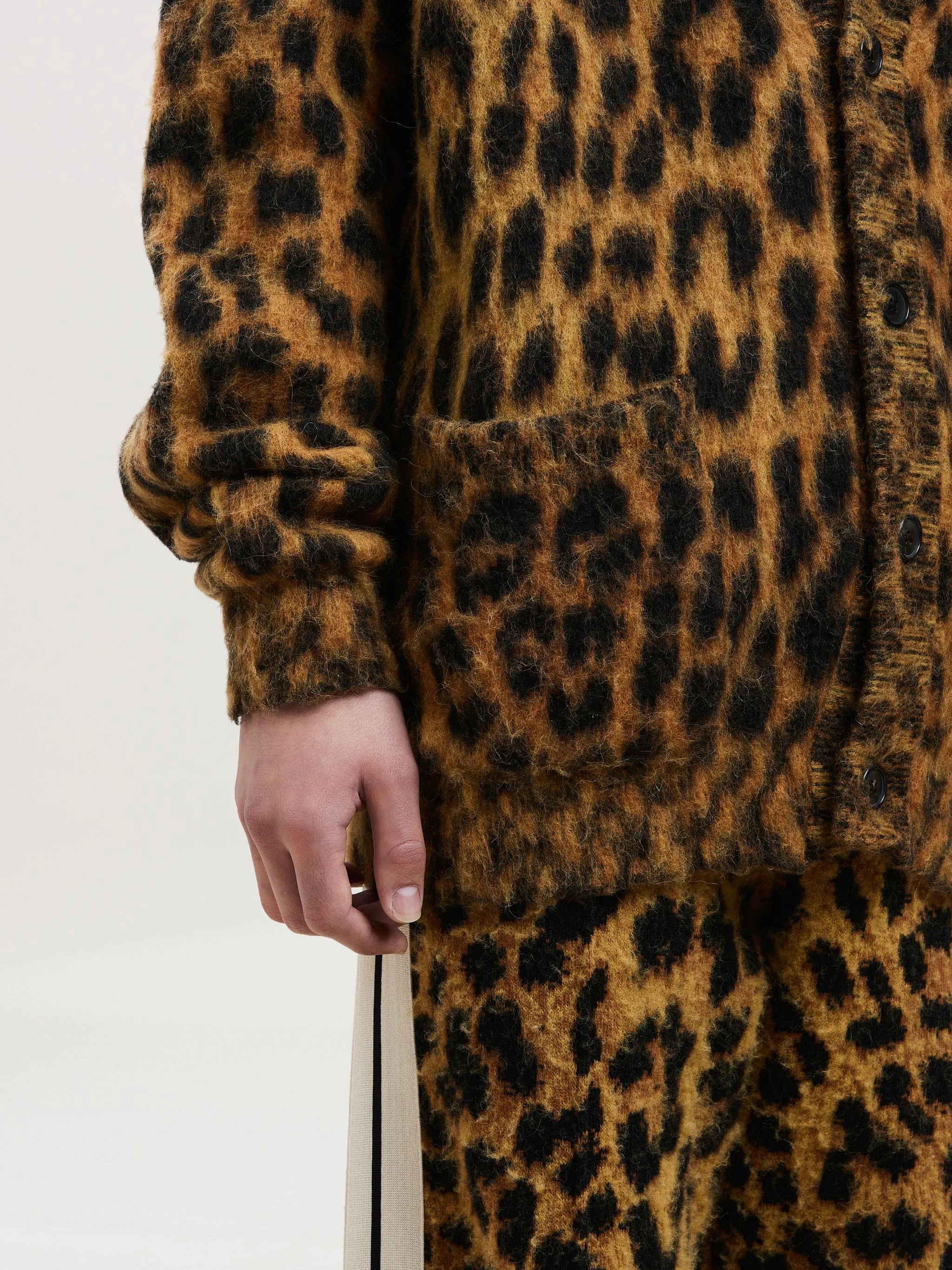 ANIMALIER BRUSHED CARDIGAN - 6