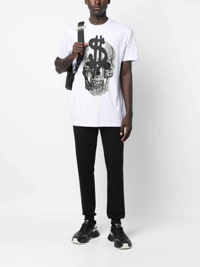 PHILIPP PLEIN Skull-print crew-neck T-shirt outlook