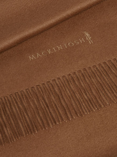 Mackintosh CAMEL CASHMERE EMBROIDERED SCARF | ACC-013/E outlook