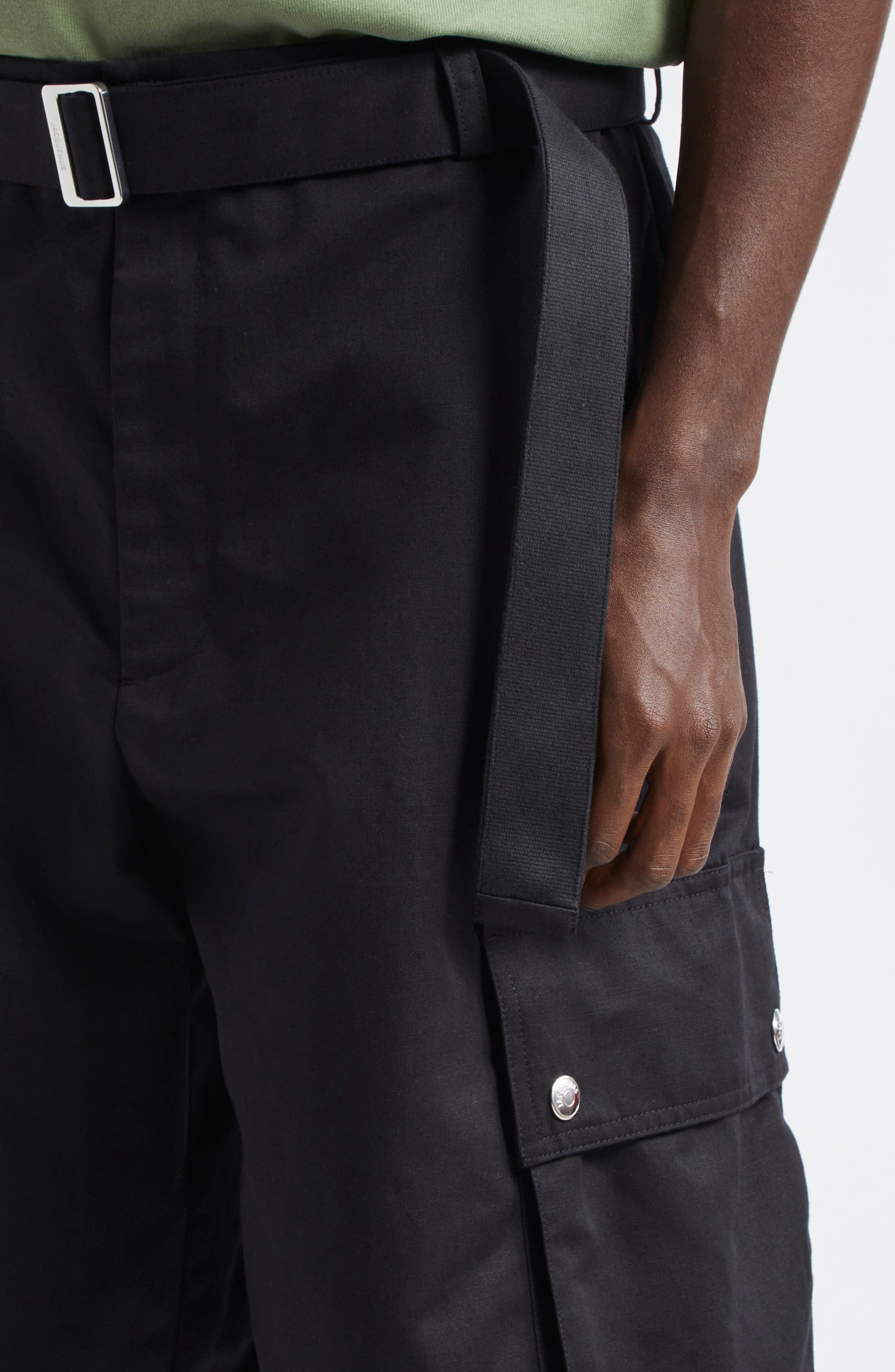 Jacquemus Le Cargo Bermuda Shorts in Black at Nordstrom - 5