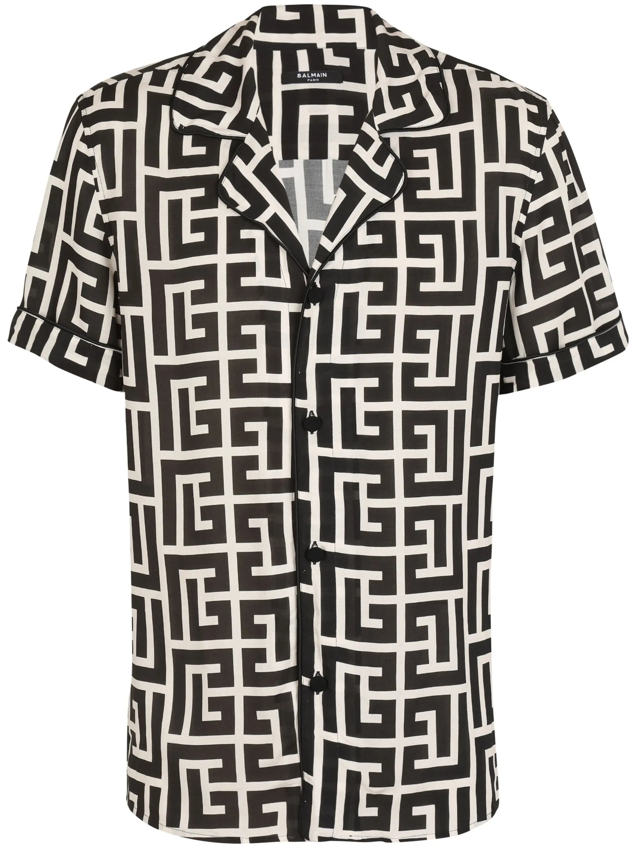 Monogram-print Pyjama Top - 1