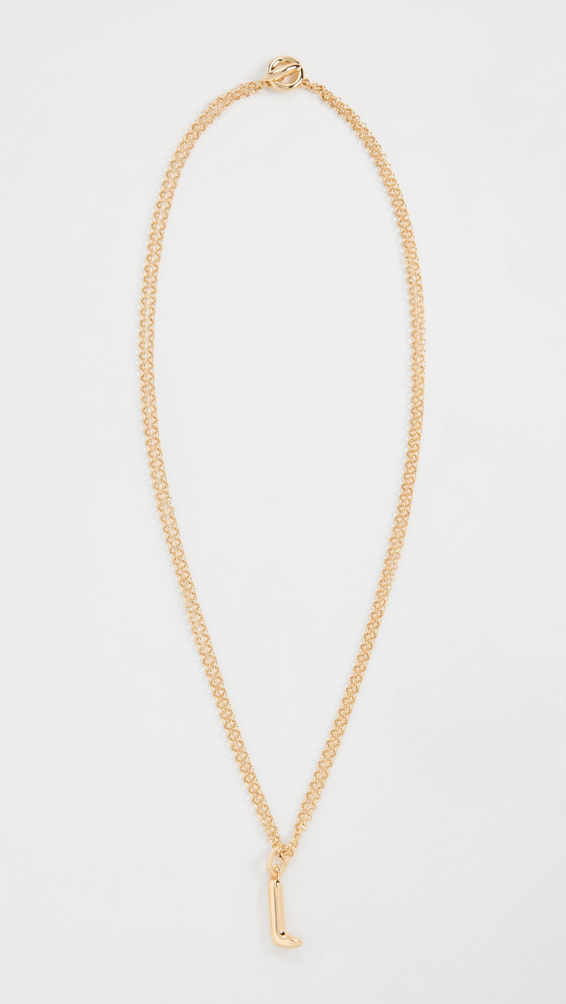 The Puffy Initial Necklace - 3