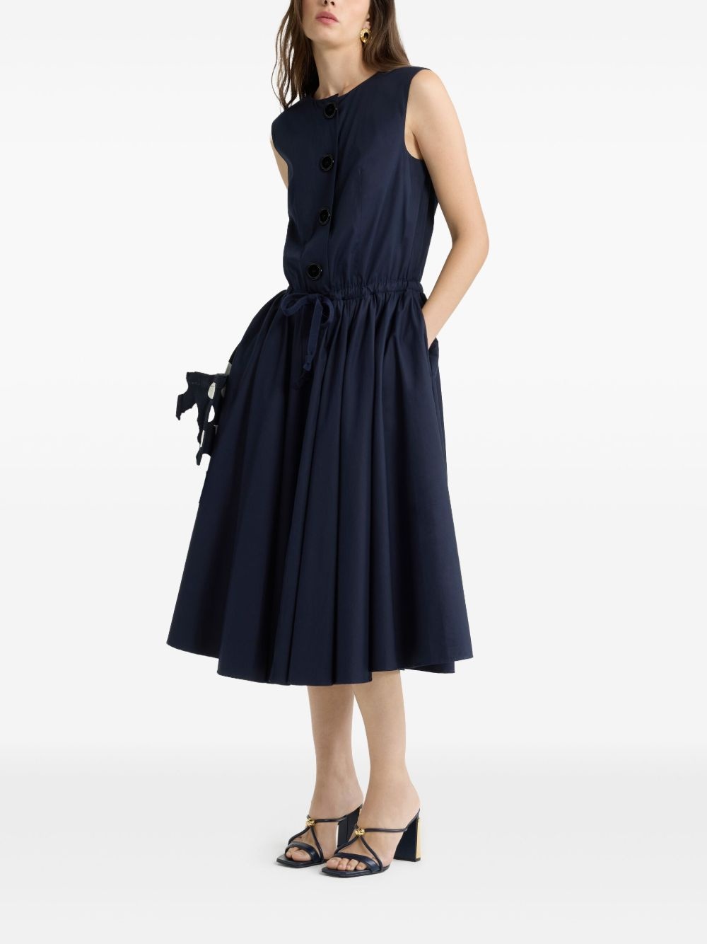 buttoned-up midi dress - 2
