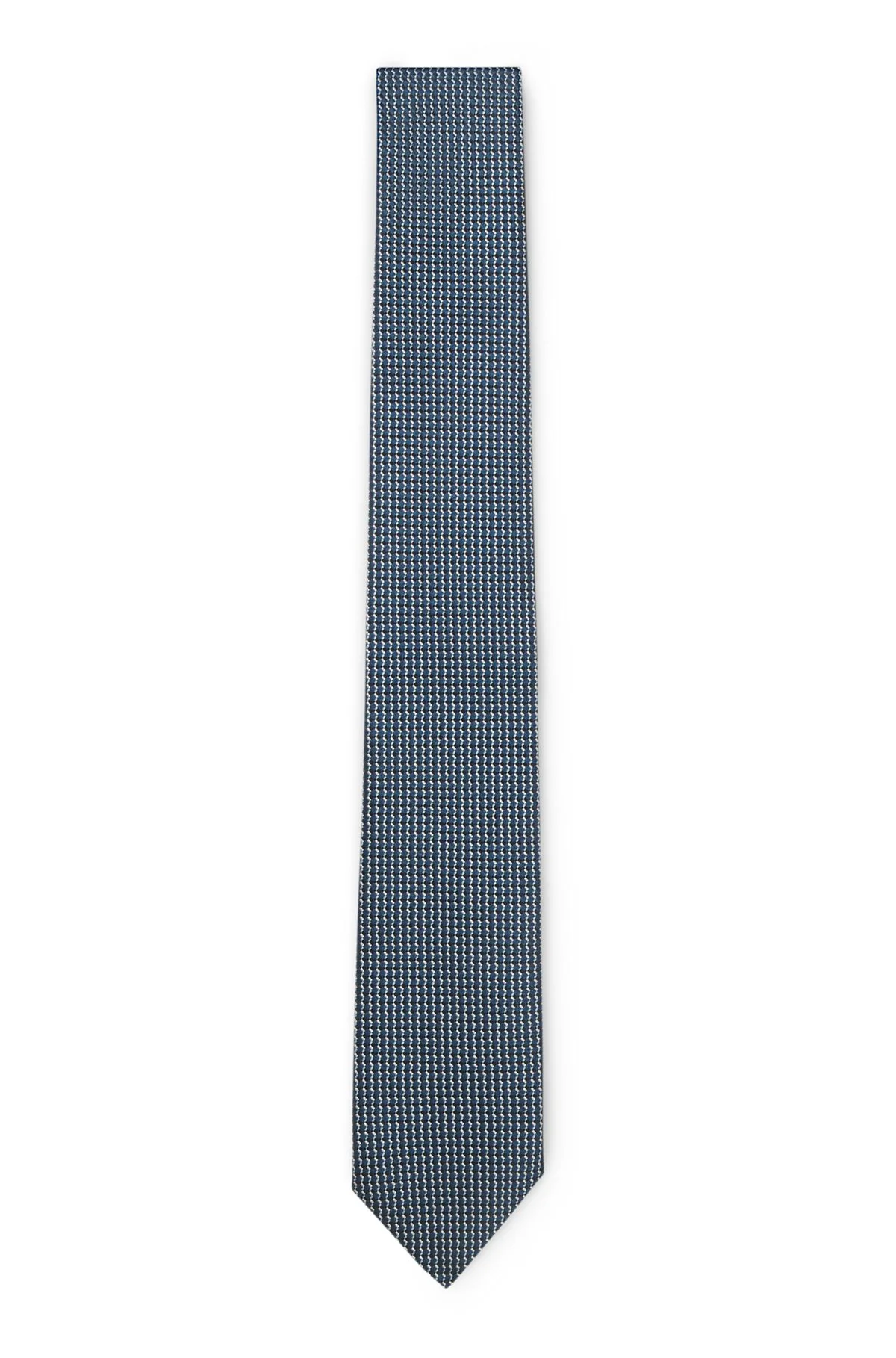 SILK TIE WITH MICRO PATTERN - 1