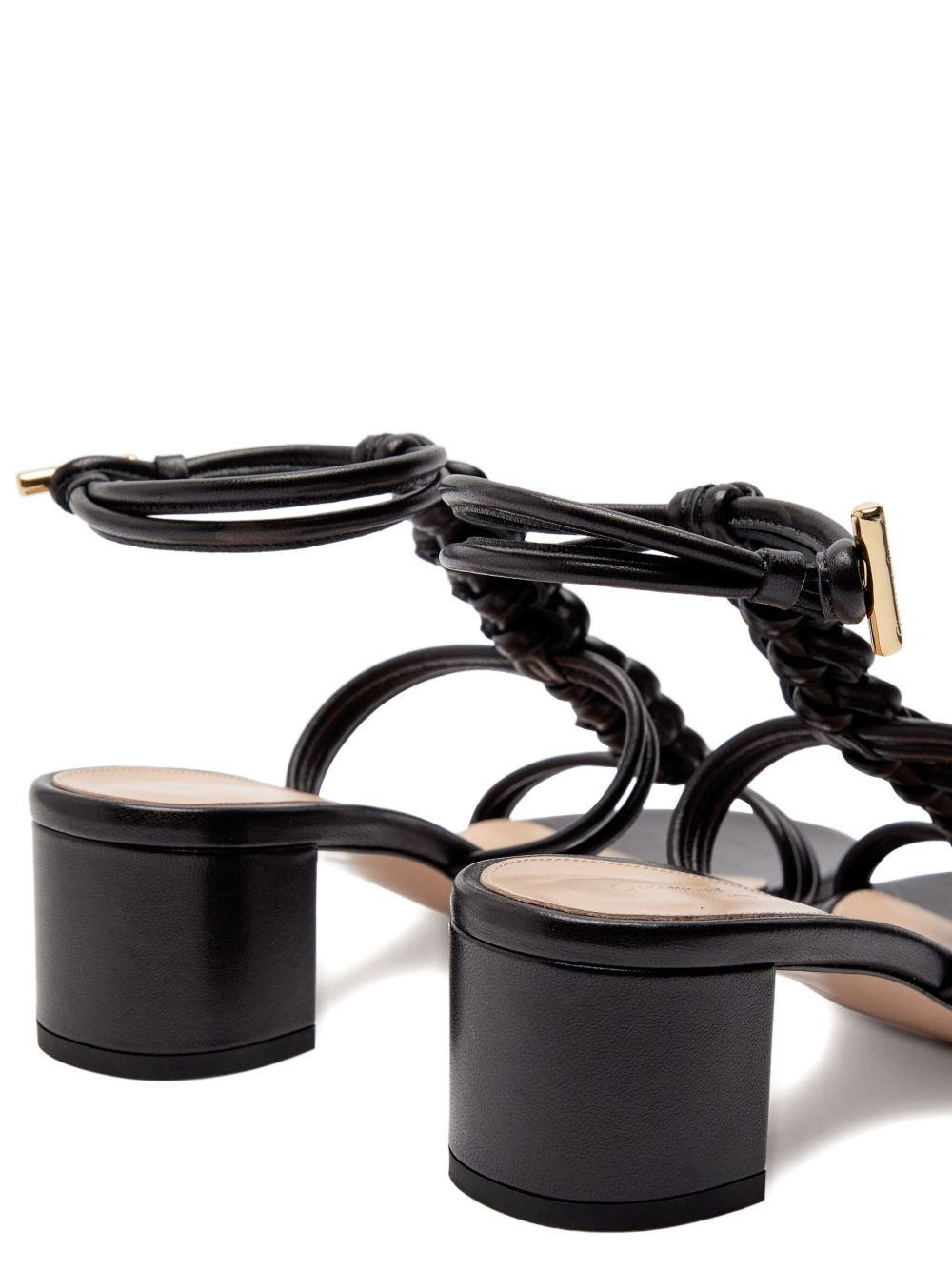 45mm Capua leather heeled sandals - 4