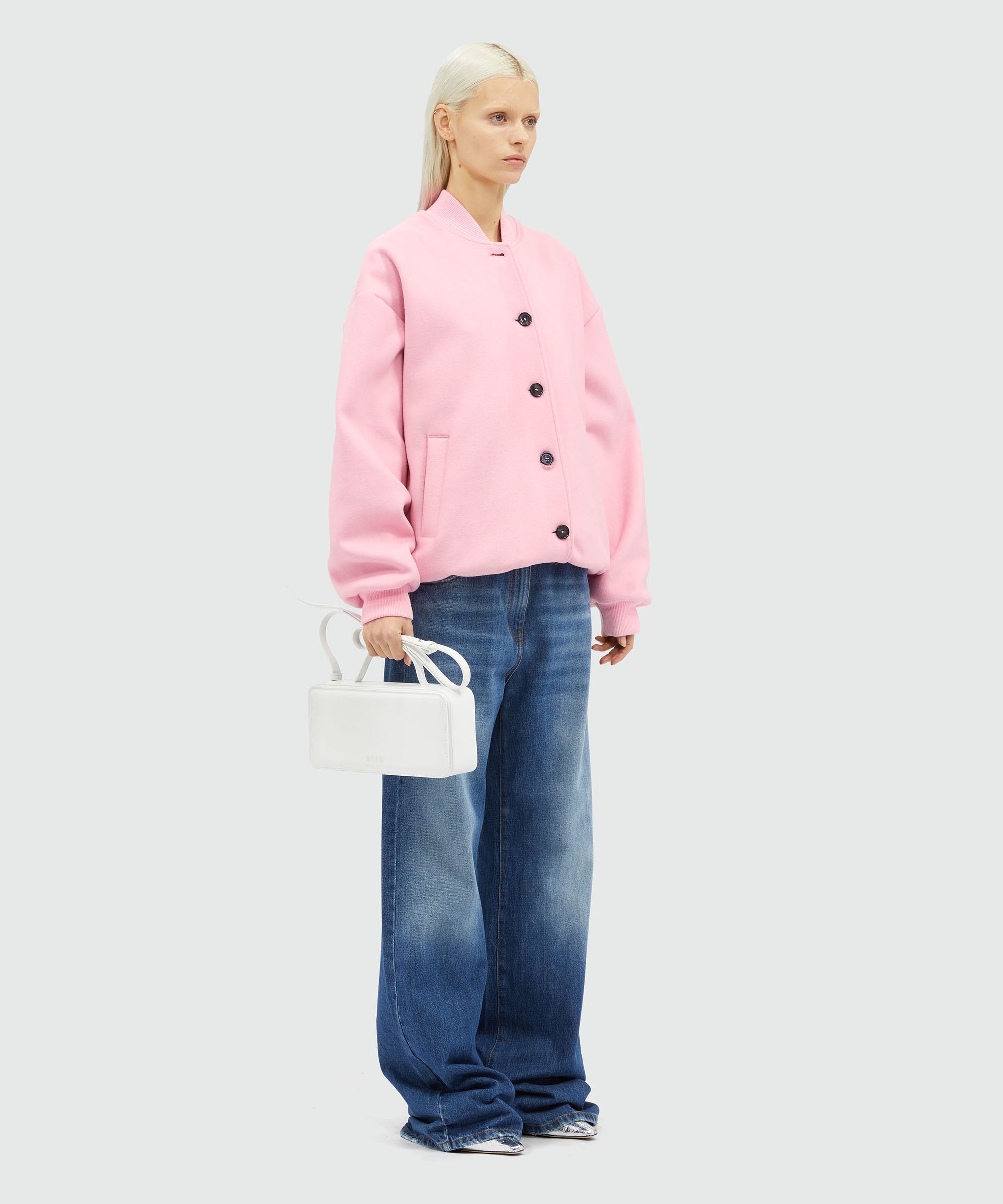 Wool jacket with "Tough Strawberries" inlay - 4