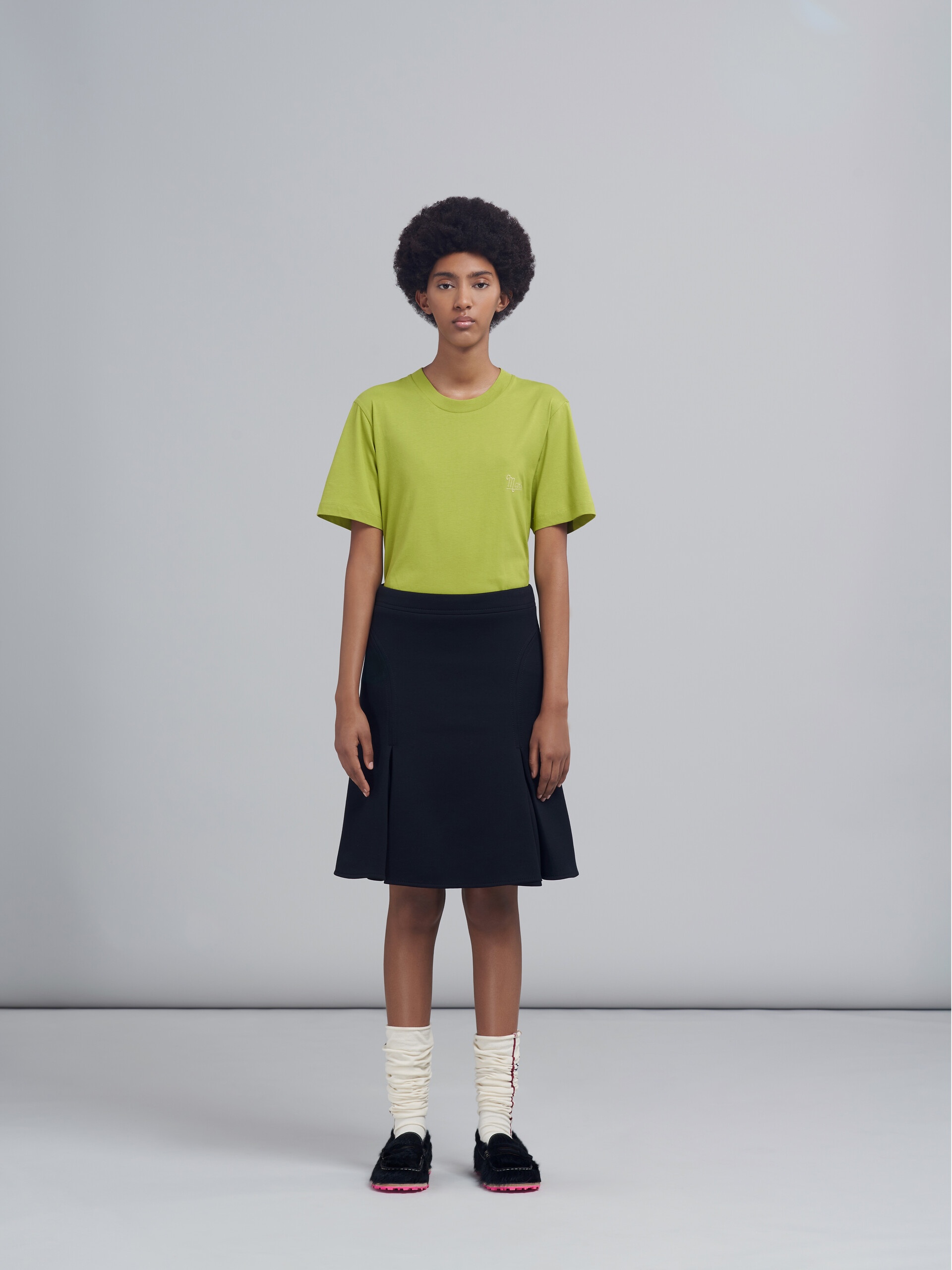 DOUBLE FACE JERSEY SKIRT - 2