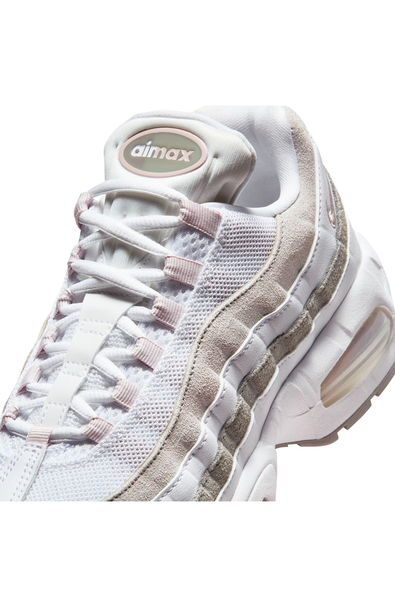 Nike Air Max 95 Sneaker in White/Red/Charcoal/Grey at Nordstrom - 9