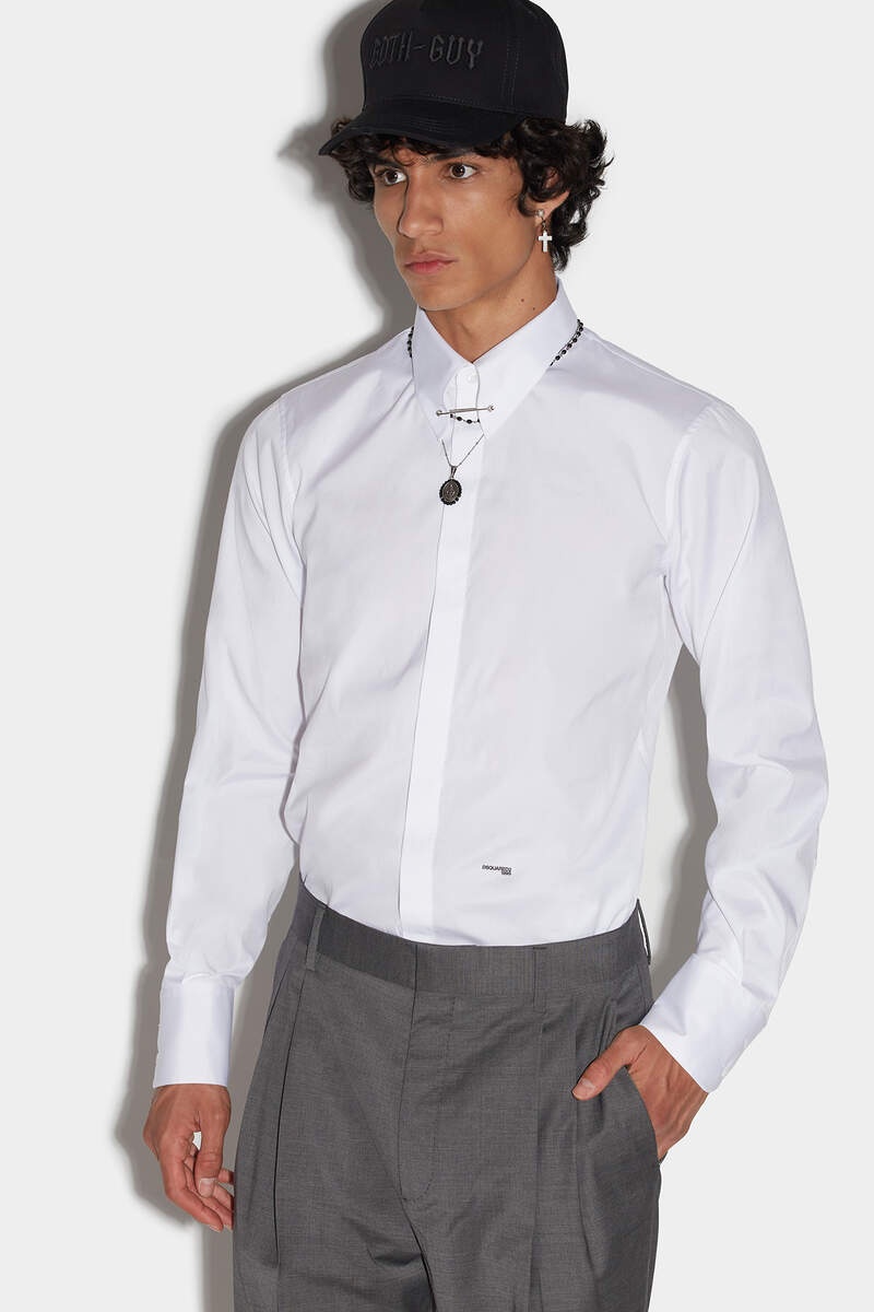 EASY SLIM PIN COLLAR SHIRT - 1