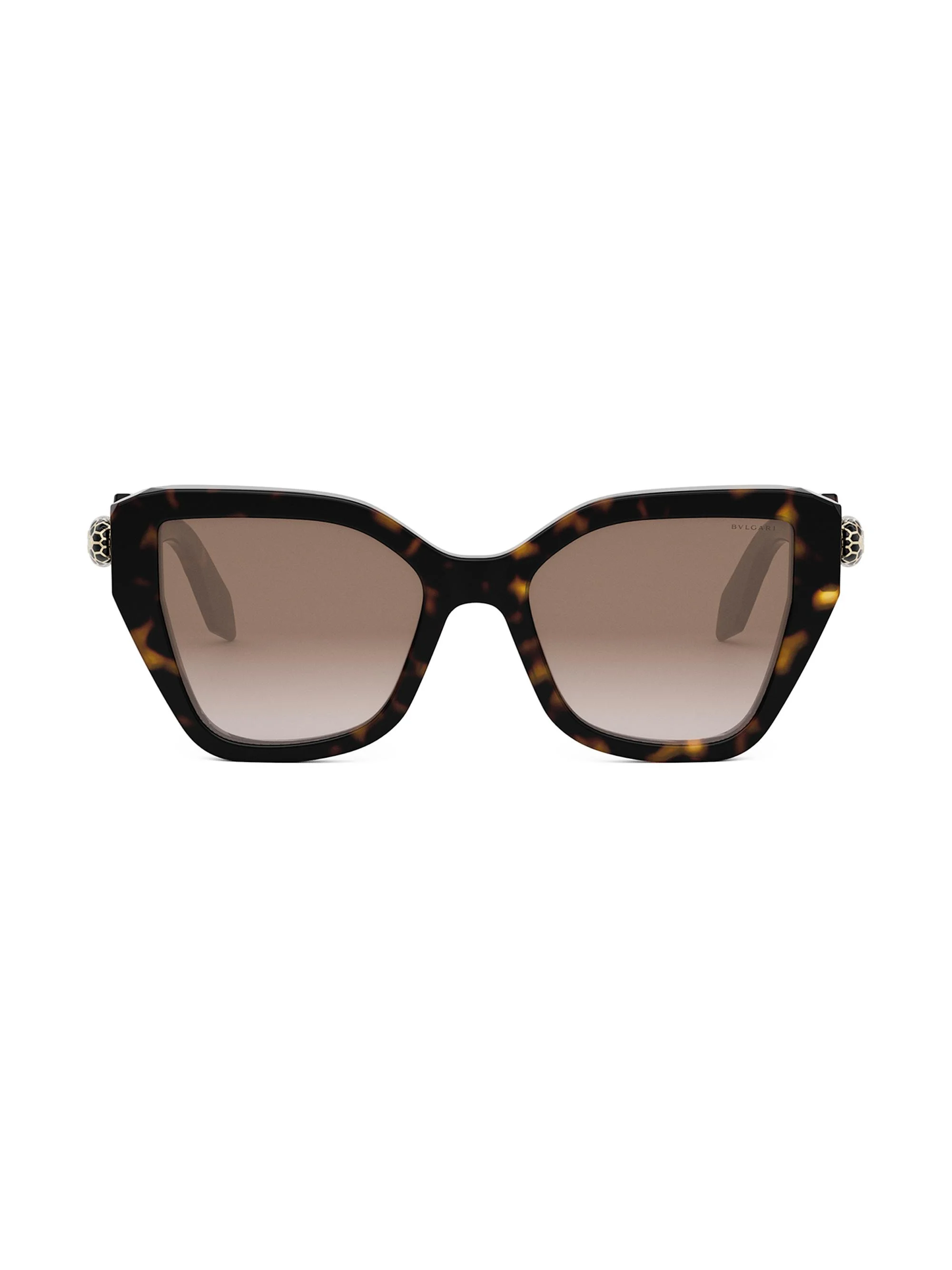 Women's Serpenti 53MM Butterfly Sunglasses - Dark Havana Gradient Brown - 1