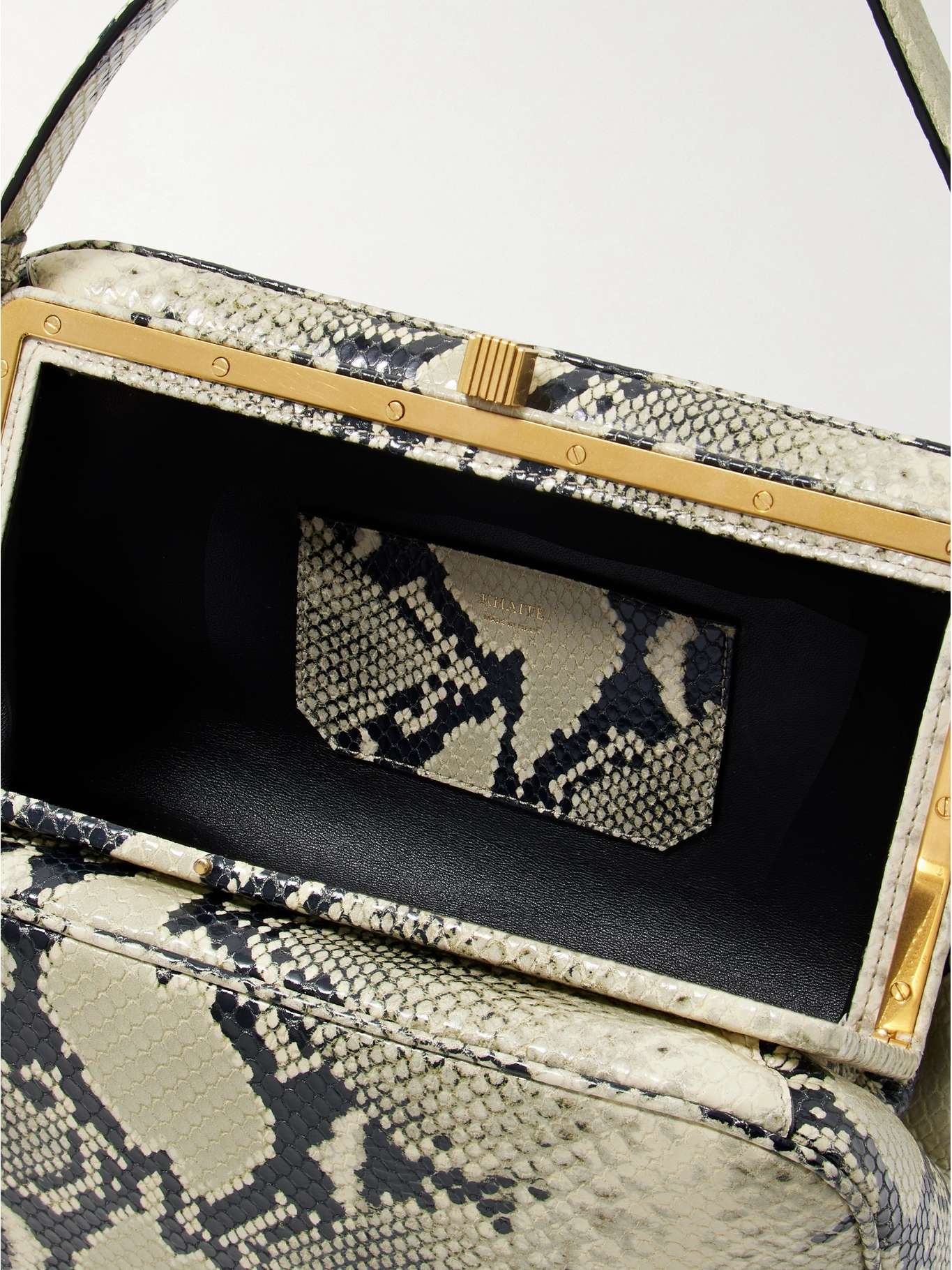 Cate snake-effect leather tote - 5