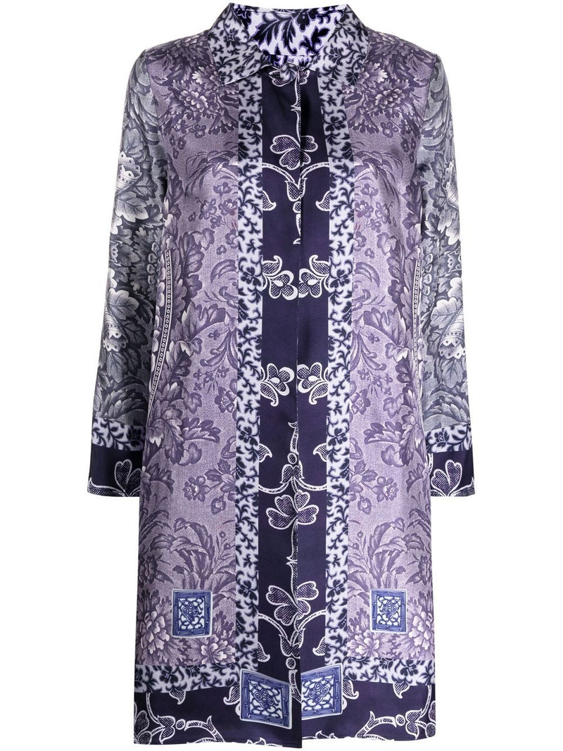 Aloe reversible silk coat 1