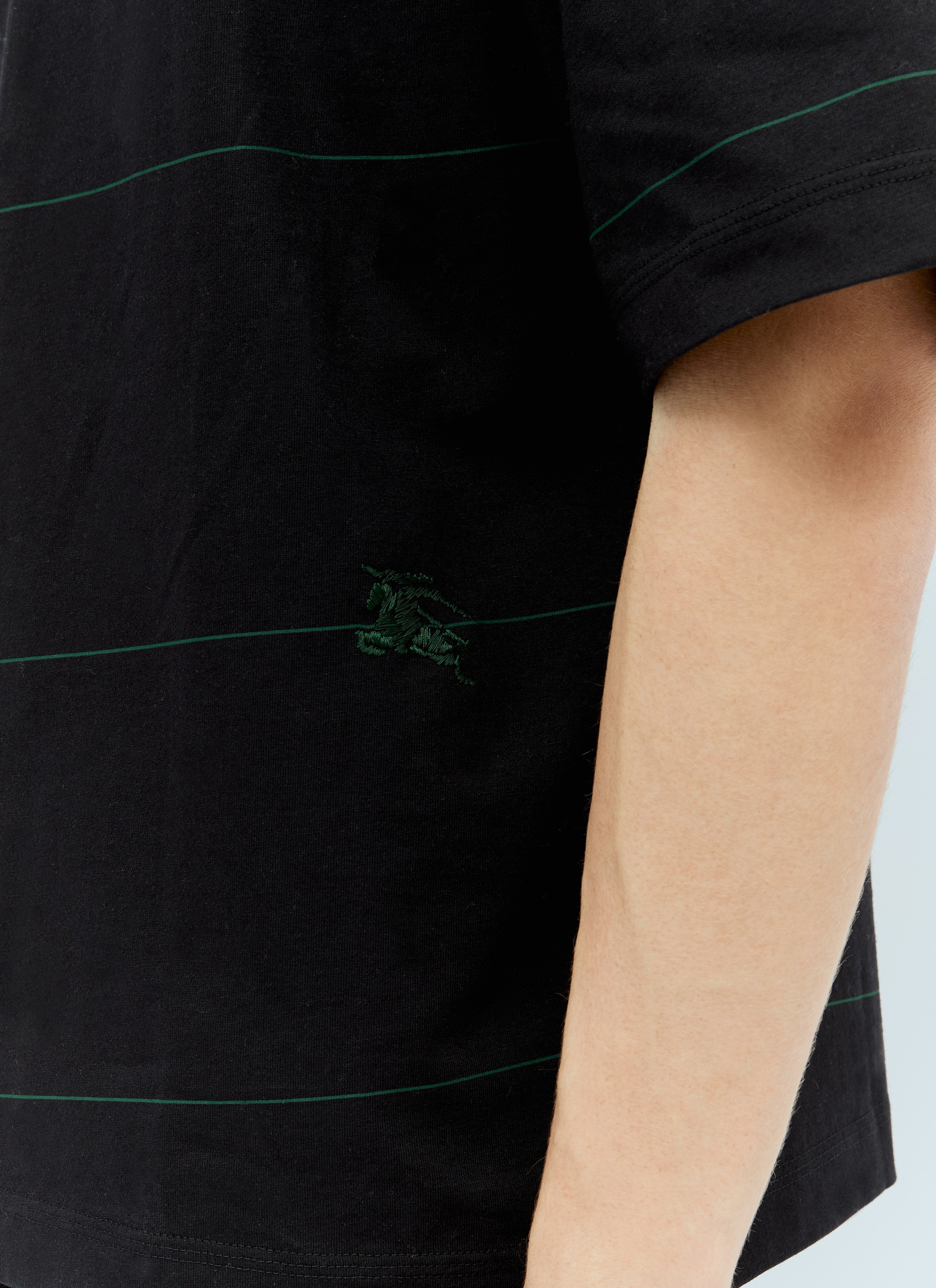 Burberry Men Striped Cotton T-Shirt - 2
